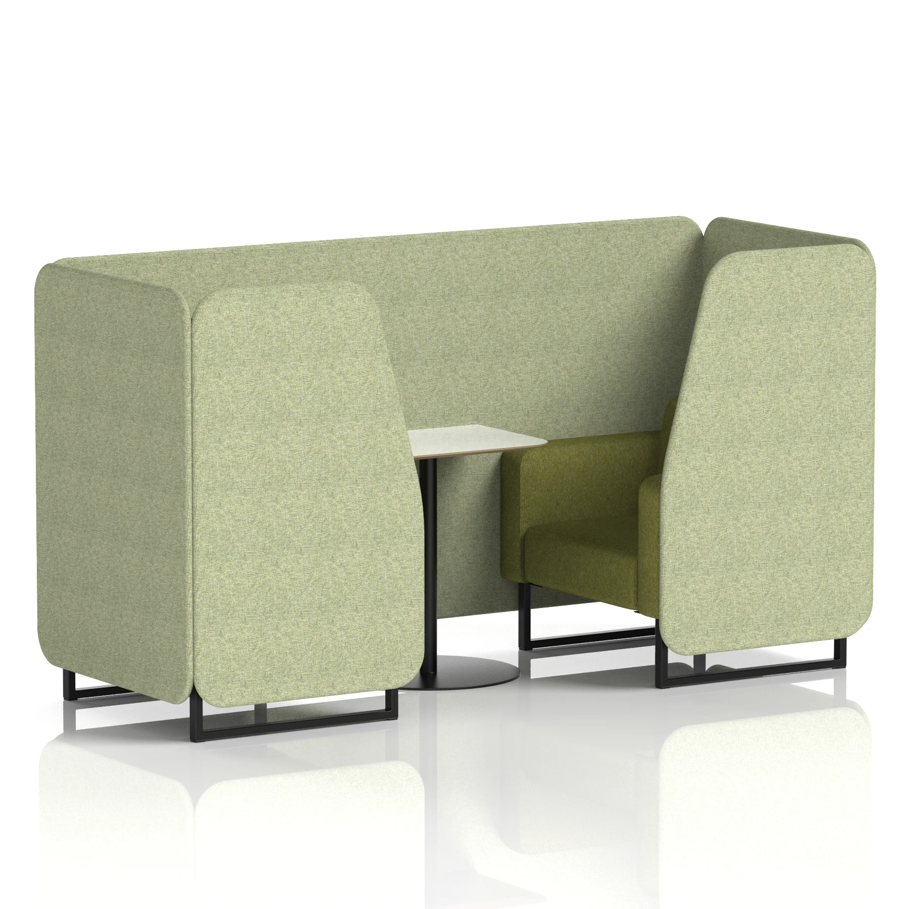 Brixworth Booth With White Table In Two Tone