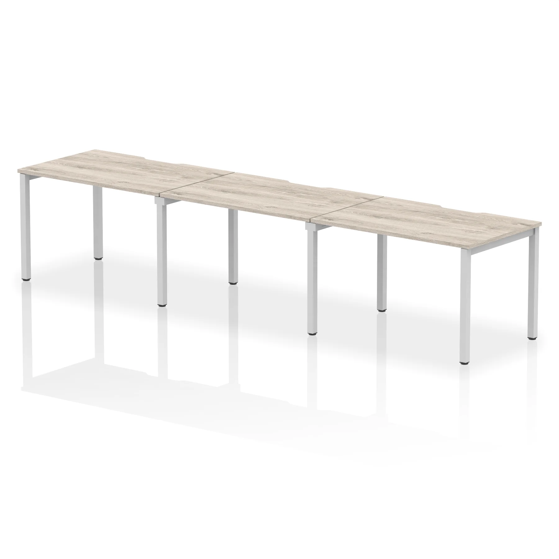 Evolve Plus Single Row Bench Desk - 3 Person