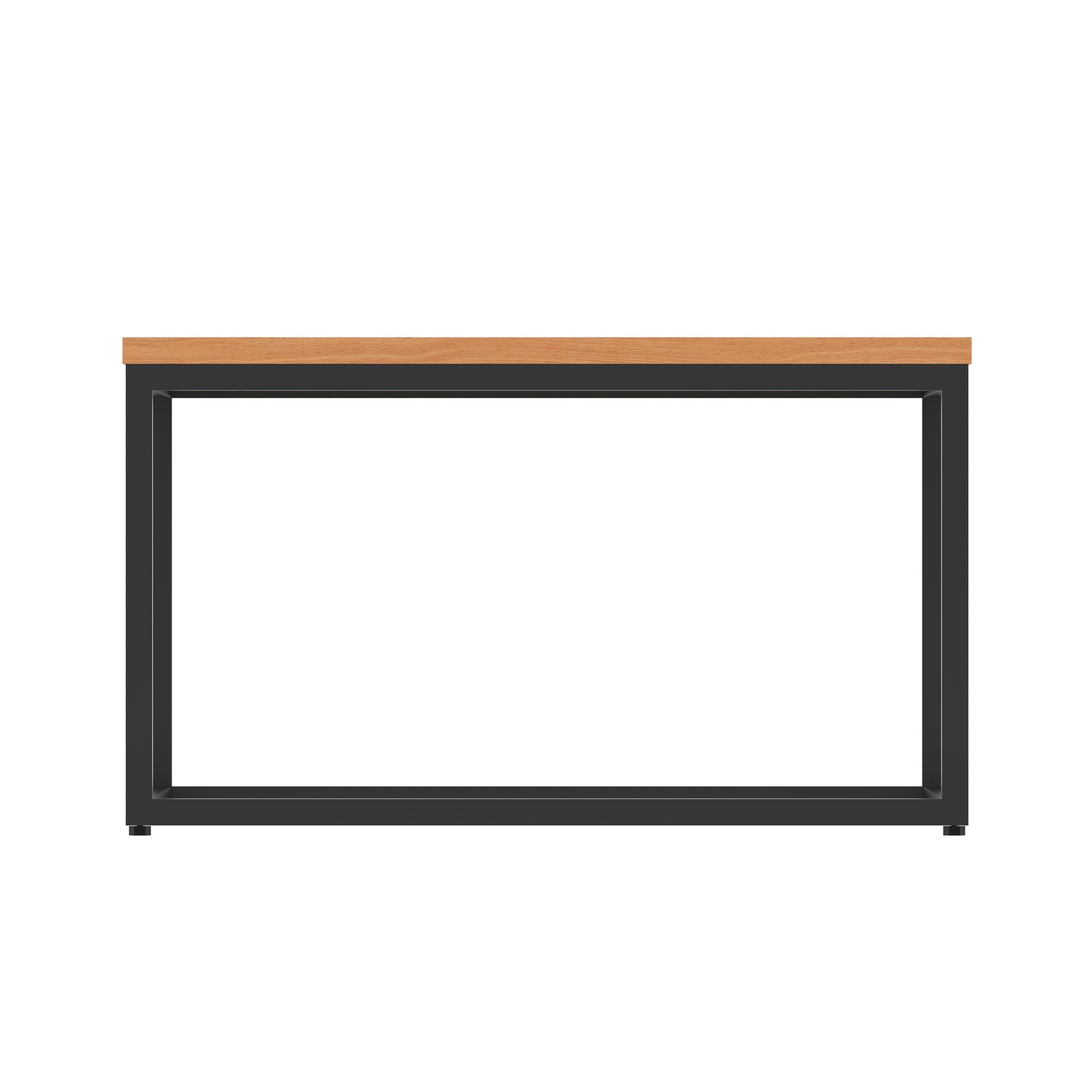Impulse Square Coffee Table With Metal Frame