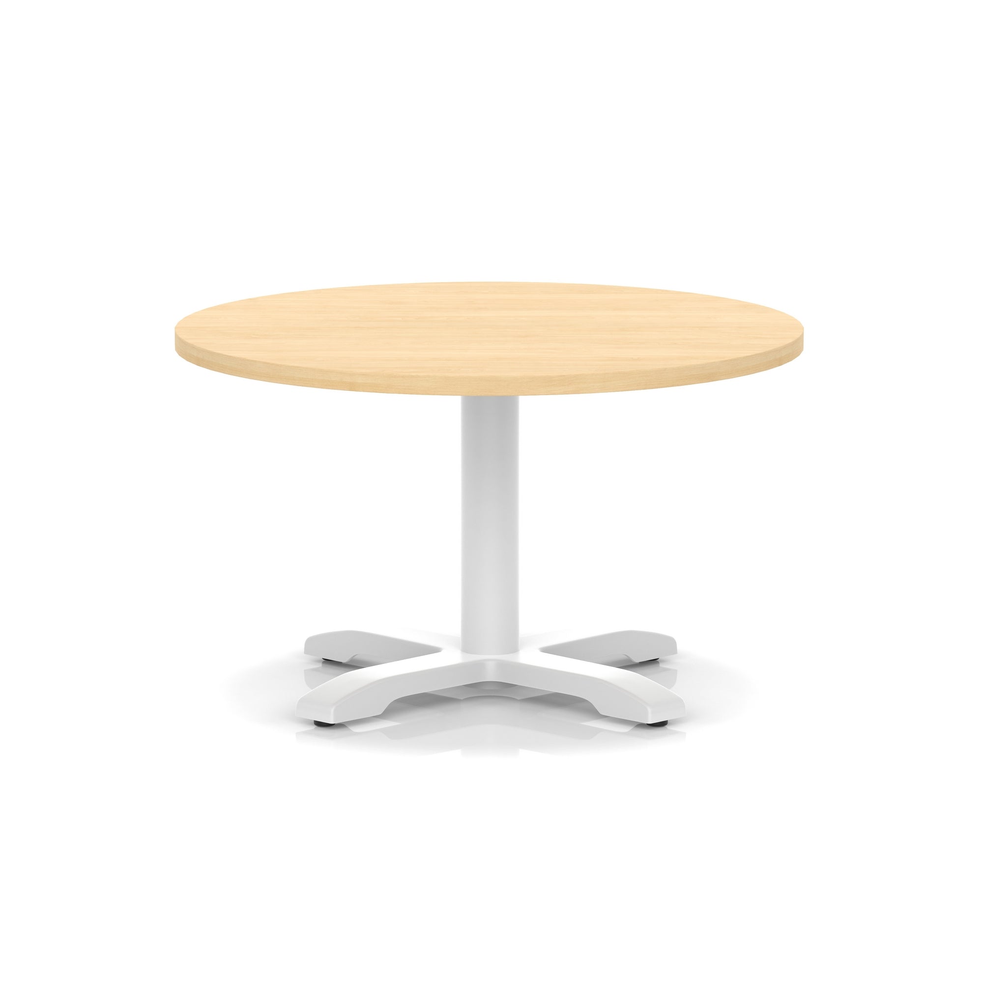 Italia Round Coffee Table With Cross Base