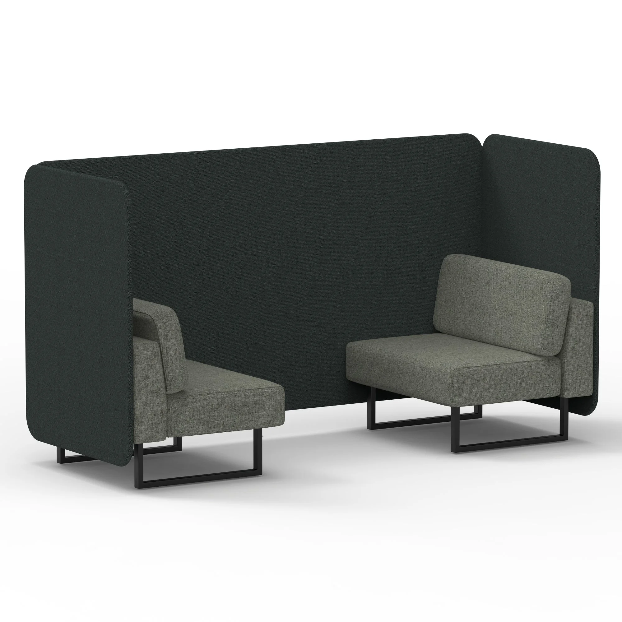 Brixworth Bench Booth in Two Tone