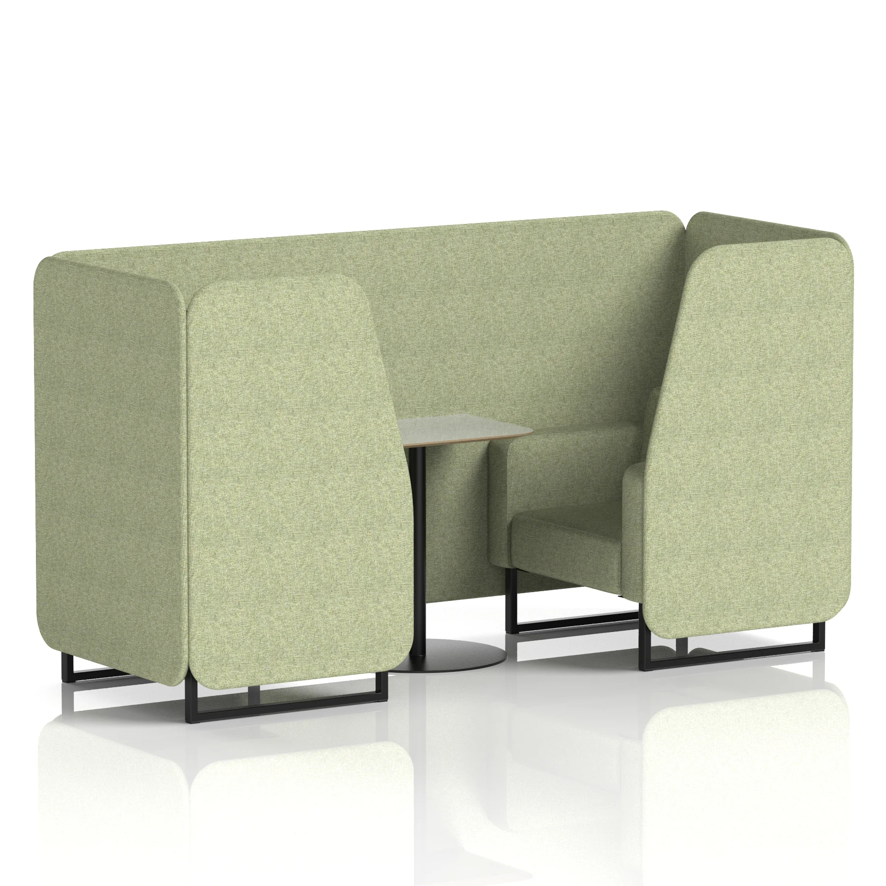 Brixworth Booth With Grey Table In Single Tone