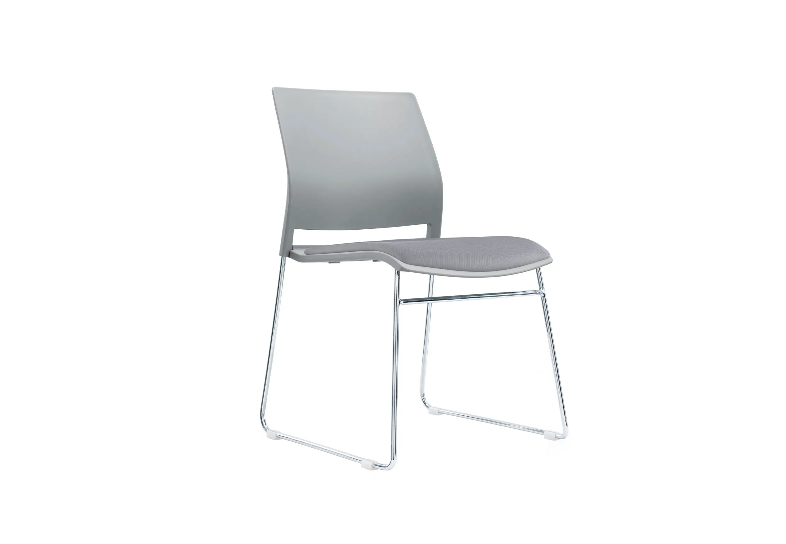 Verse Multipurpose Stacking Chair, Grey, Grey