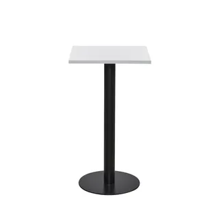 Athena Dining Table, Black, Square, 600, 1075