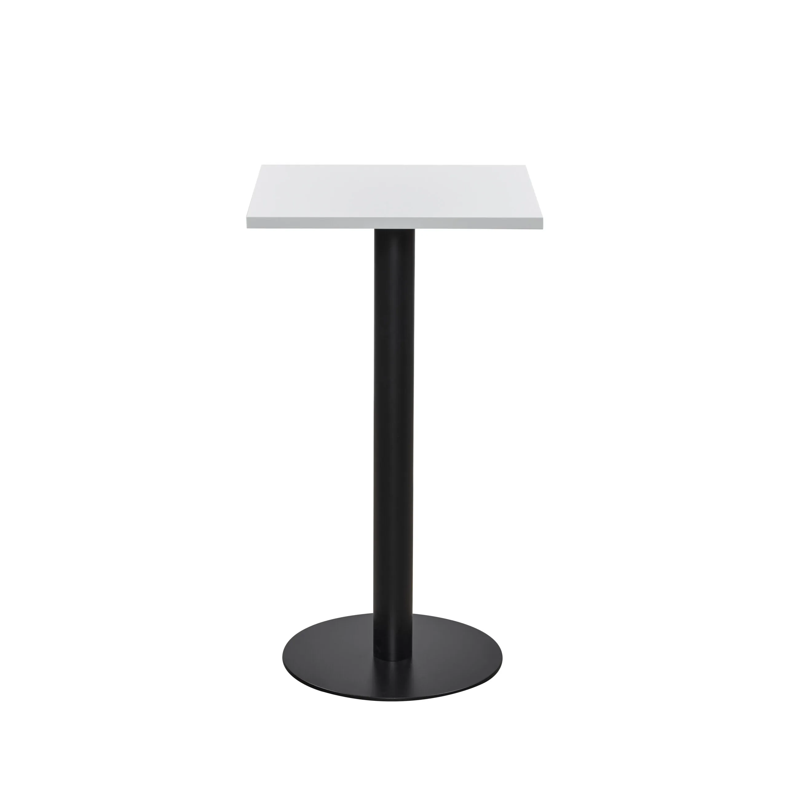 Athena Dining Table, Black, Square, 600, 1075