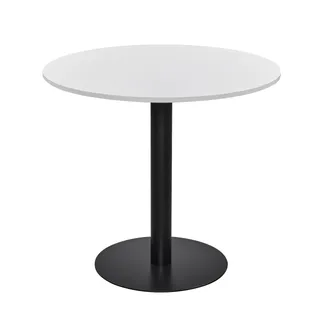Athena Dining Table, Black, Circular, 1200, 1075