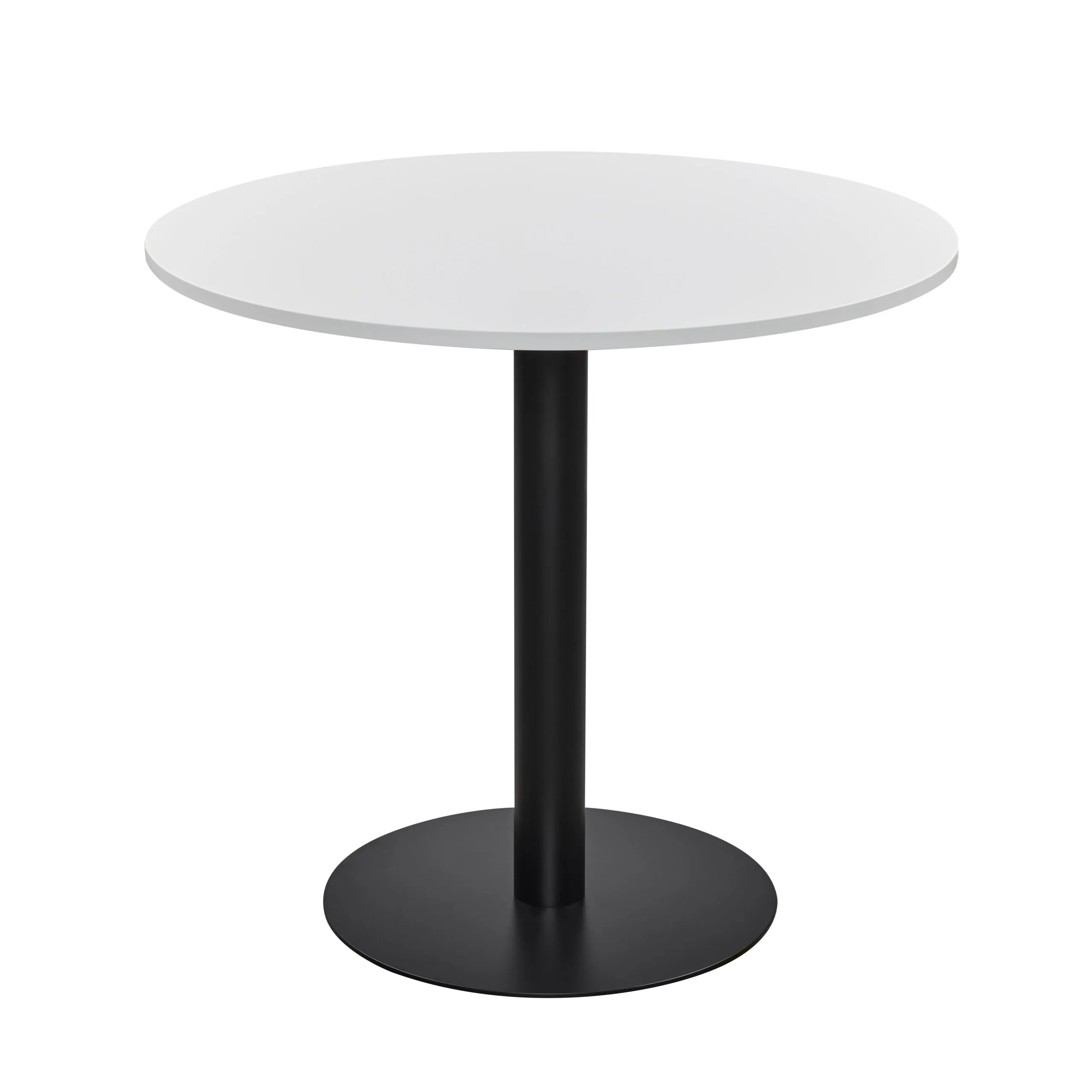 Athena Dining Table, Black, Circular, 1200, 1075