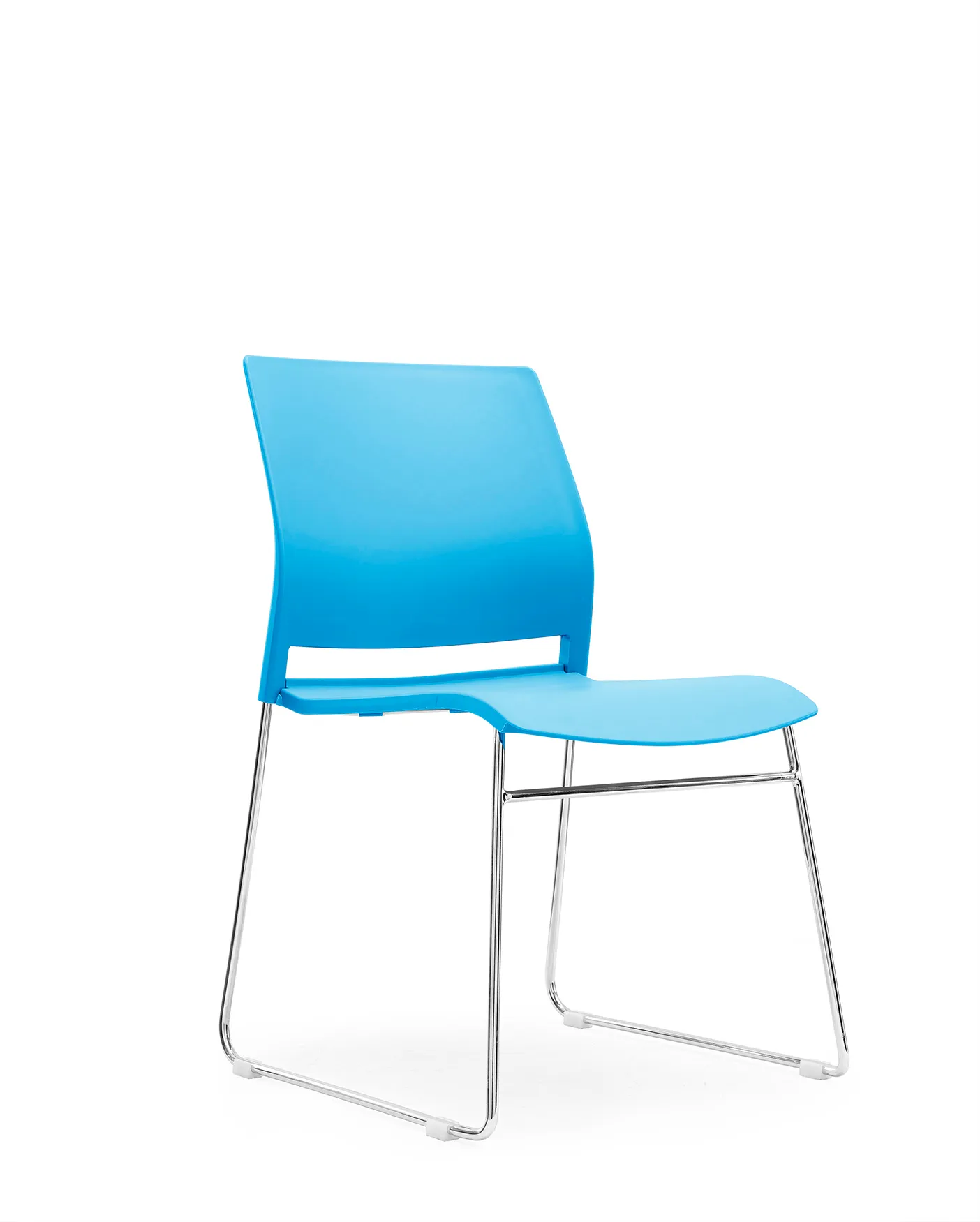 Verse Multipurpose Stacking Chair, Blue, None