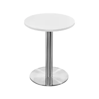 Athena Dining Table, Chrome, Circular, 600, 750