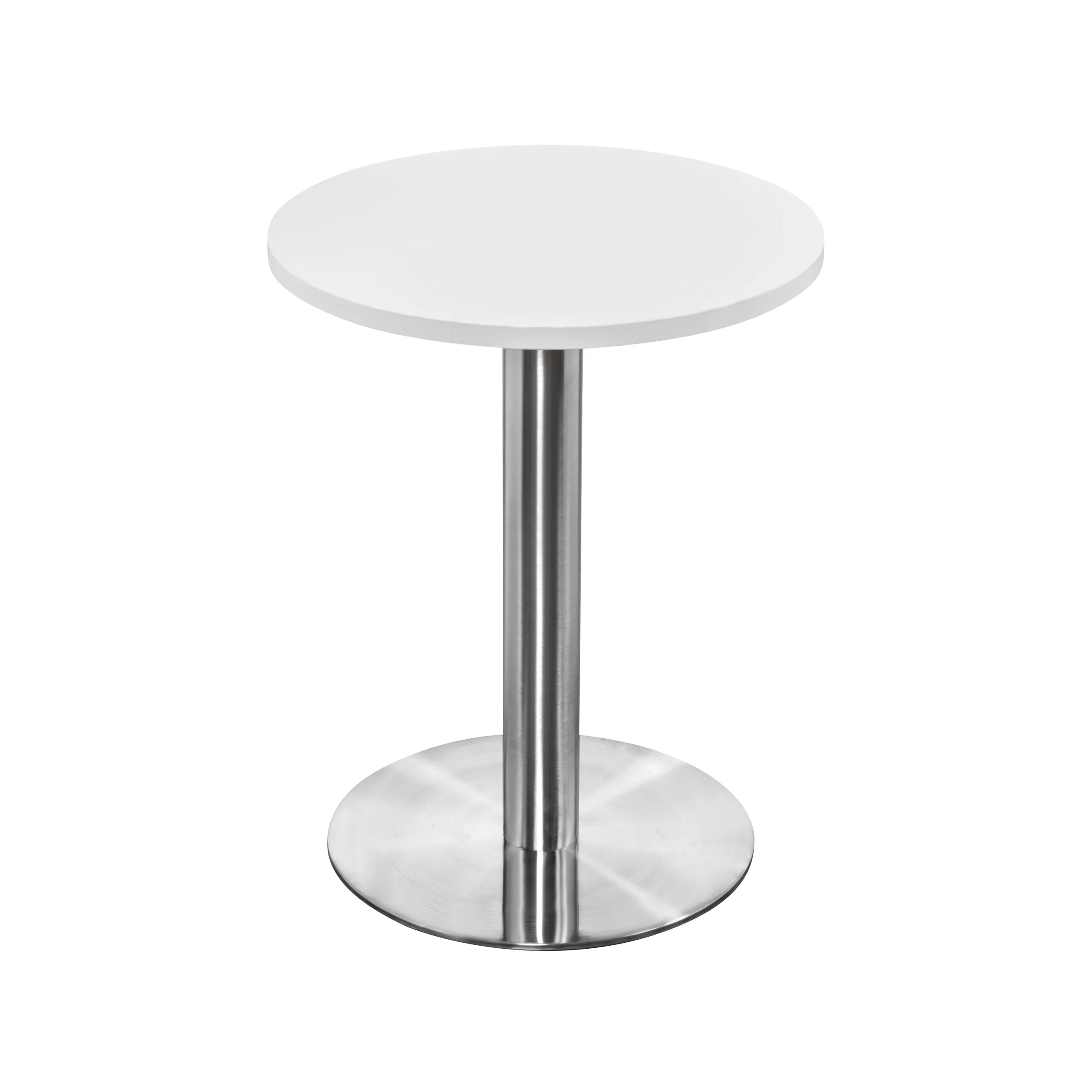 Athena Dining Table, Chrome, Circular, 600, 750
