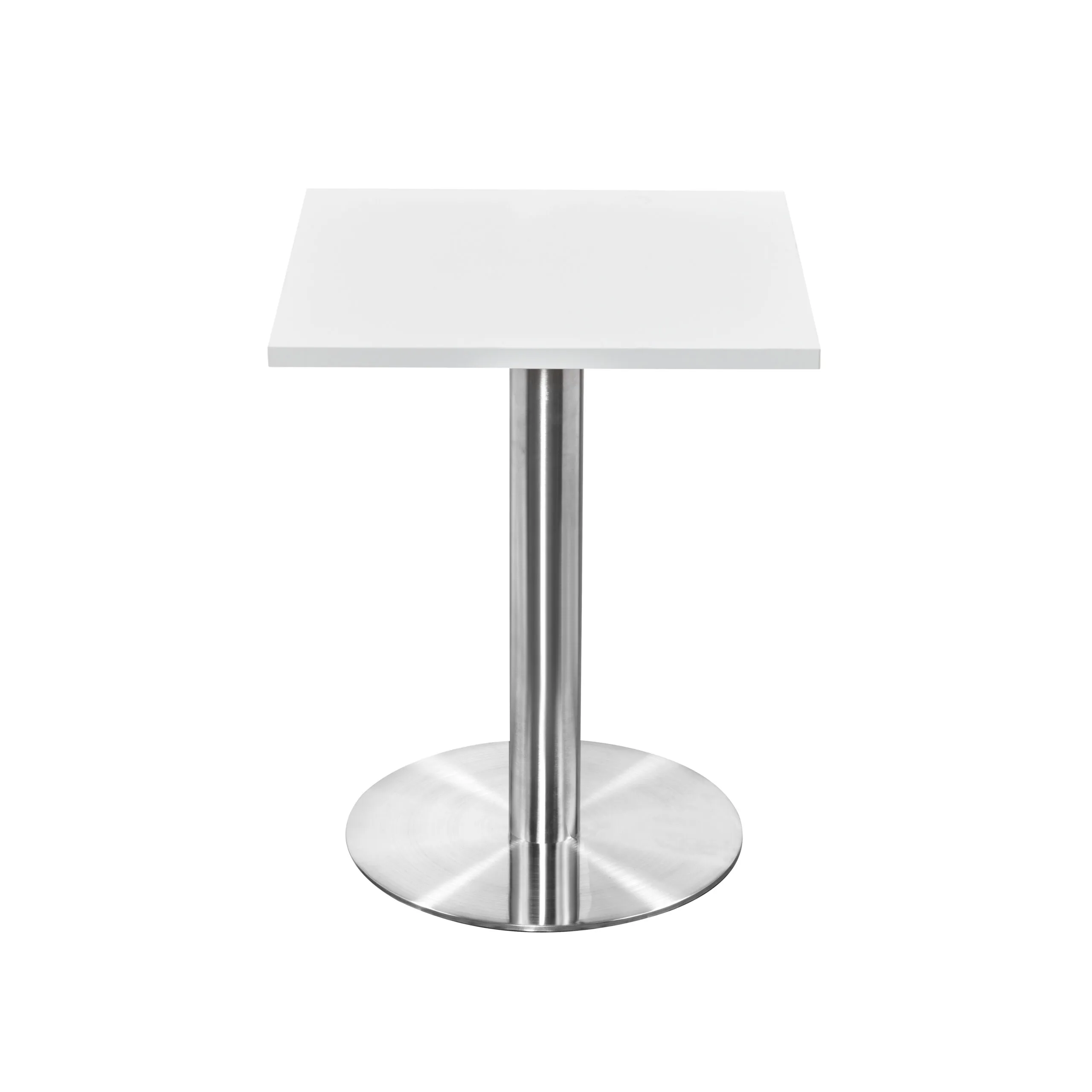 Athena Dining Table, Chrome, Square, 600, 750