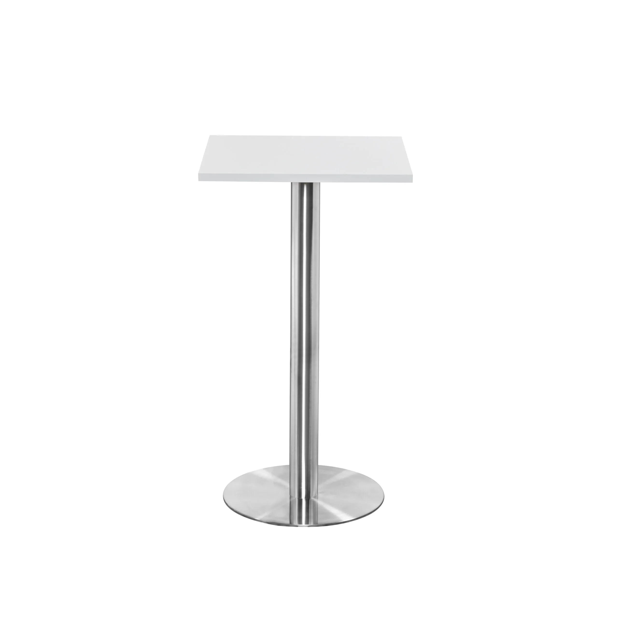 Athena Dining Table, Chrome, Square, 600, 1075