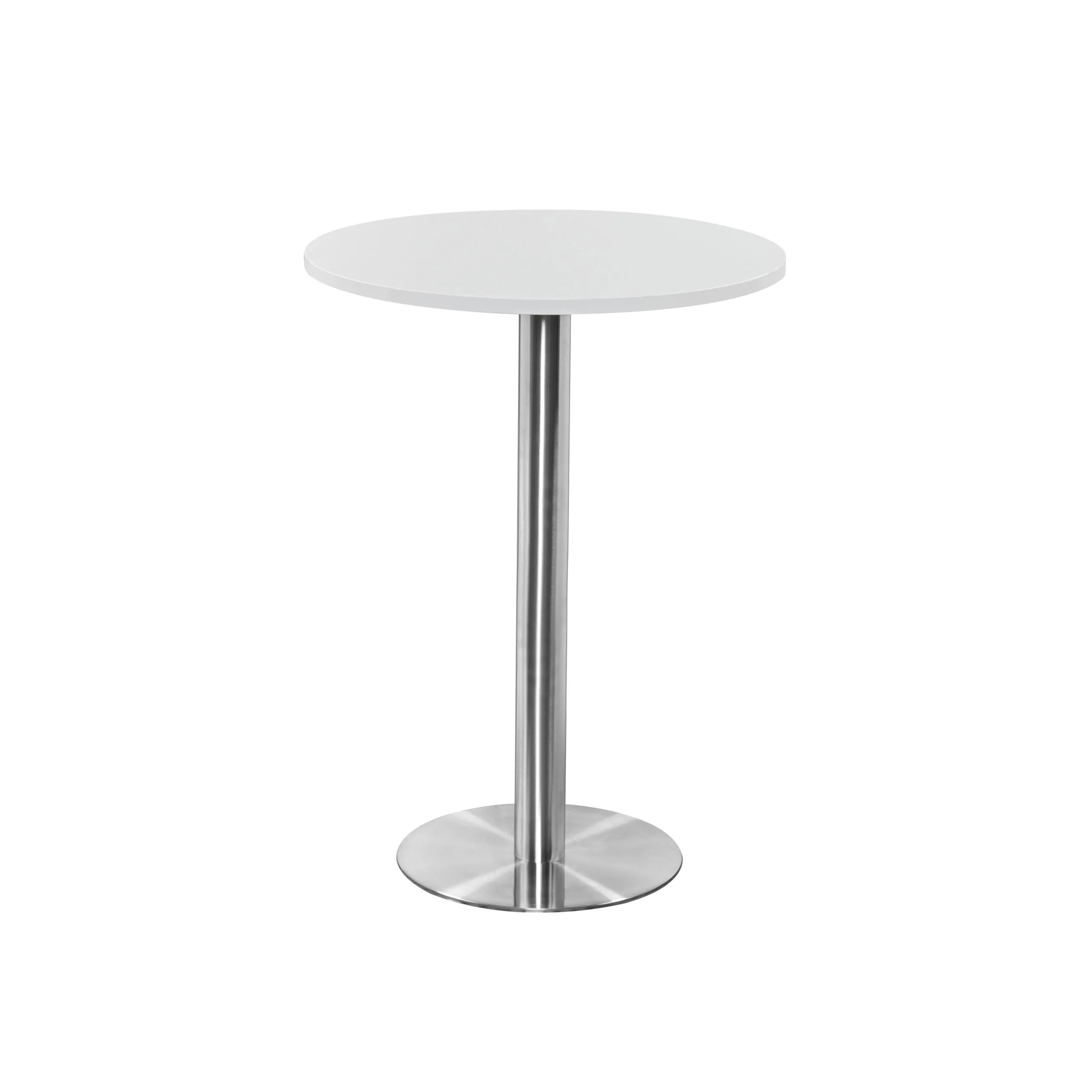 Athena Dining Table, Chrome, Circular, 800, 1075