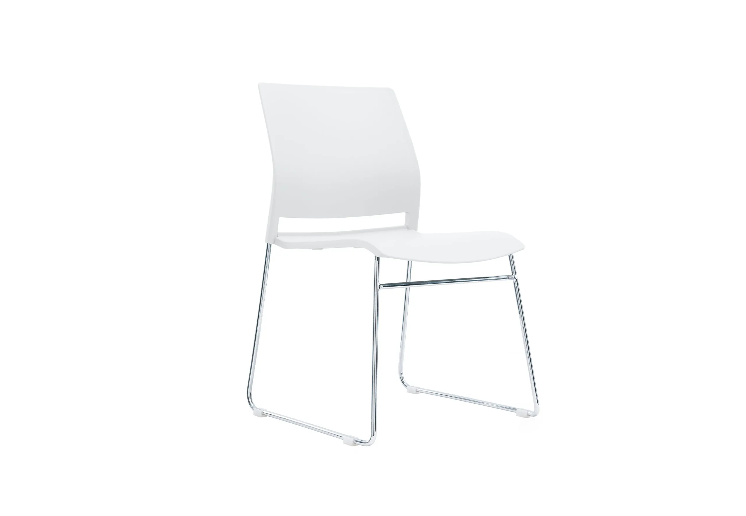 Verse Multipurpose Stacking Chair, White, None