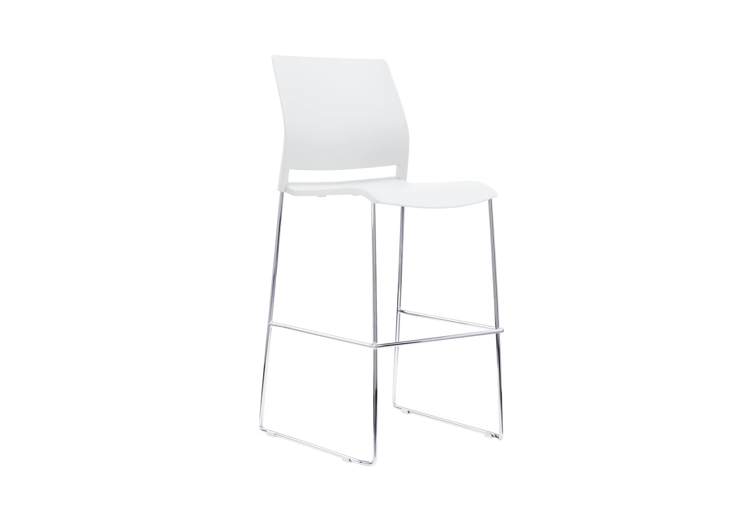 Verse Stool, White, None
