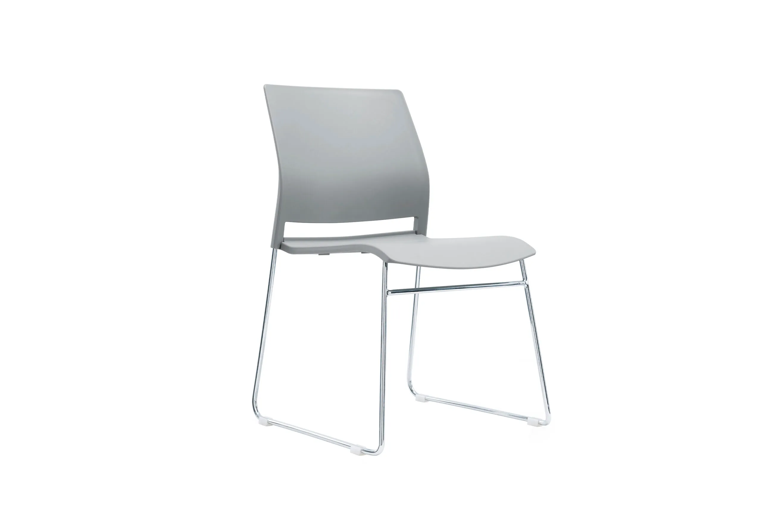 Verse Multipurpose Stacking Chair, Grey, None