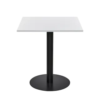 Athena Dining Table, Black, Square, 1000, 1075