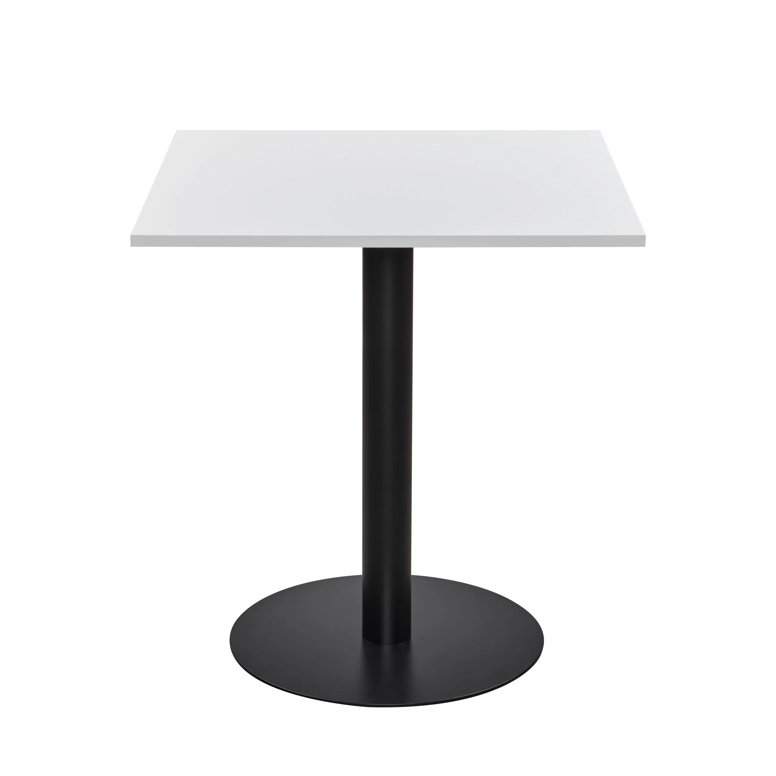 Athena Dining Table, Black, Square, 1000, 1075