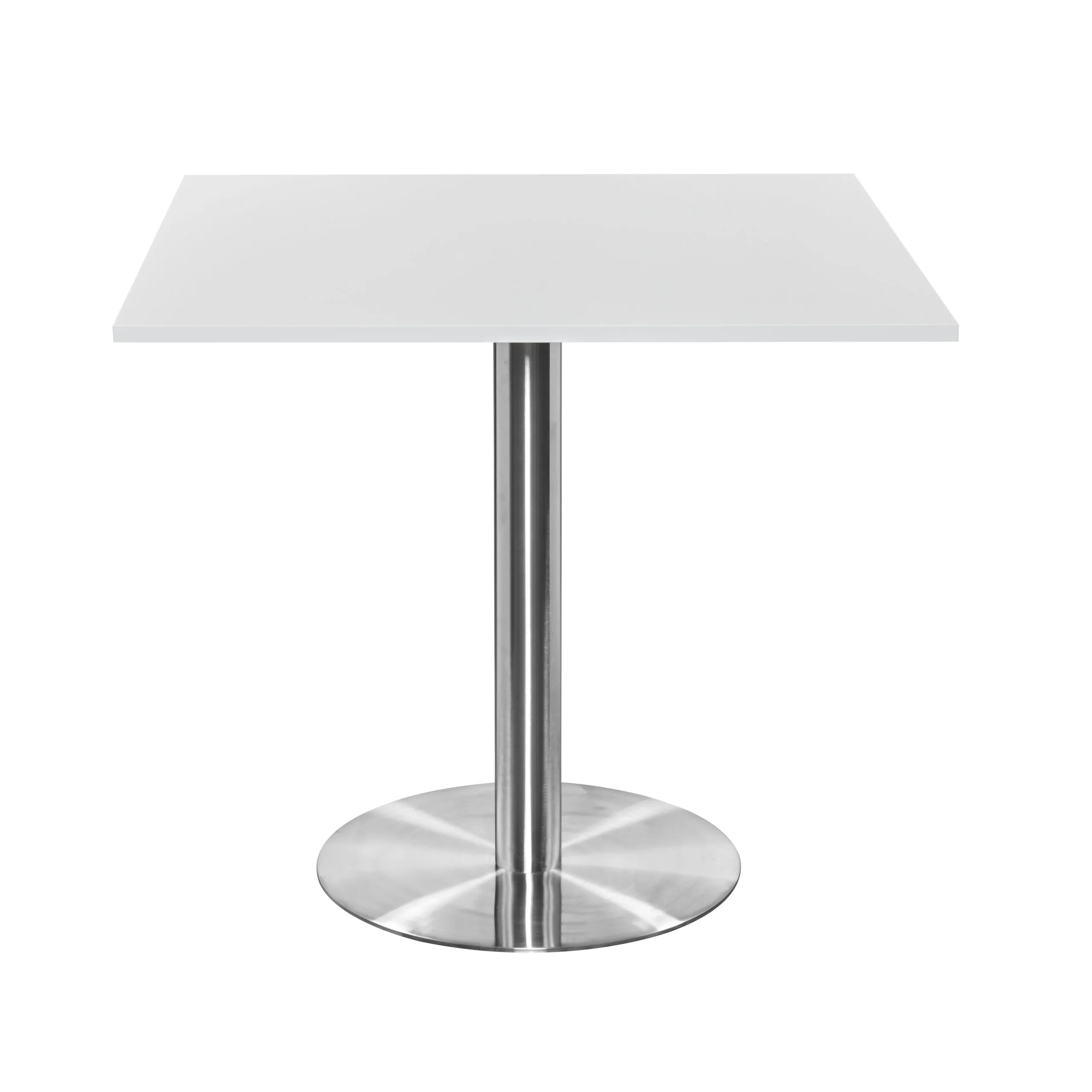 Athena Dining Table, Chrome, Square, 1200, 1075