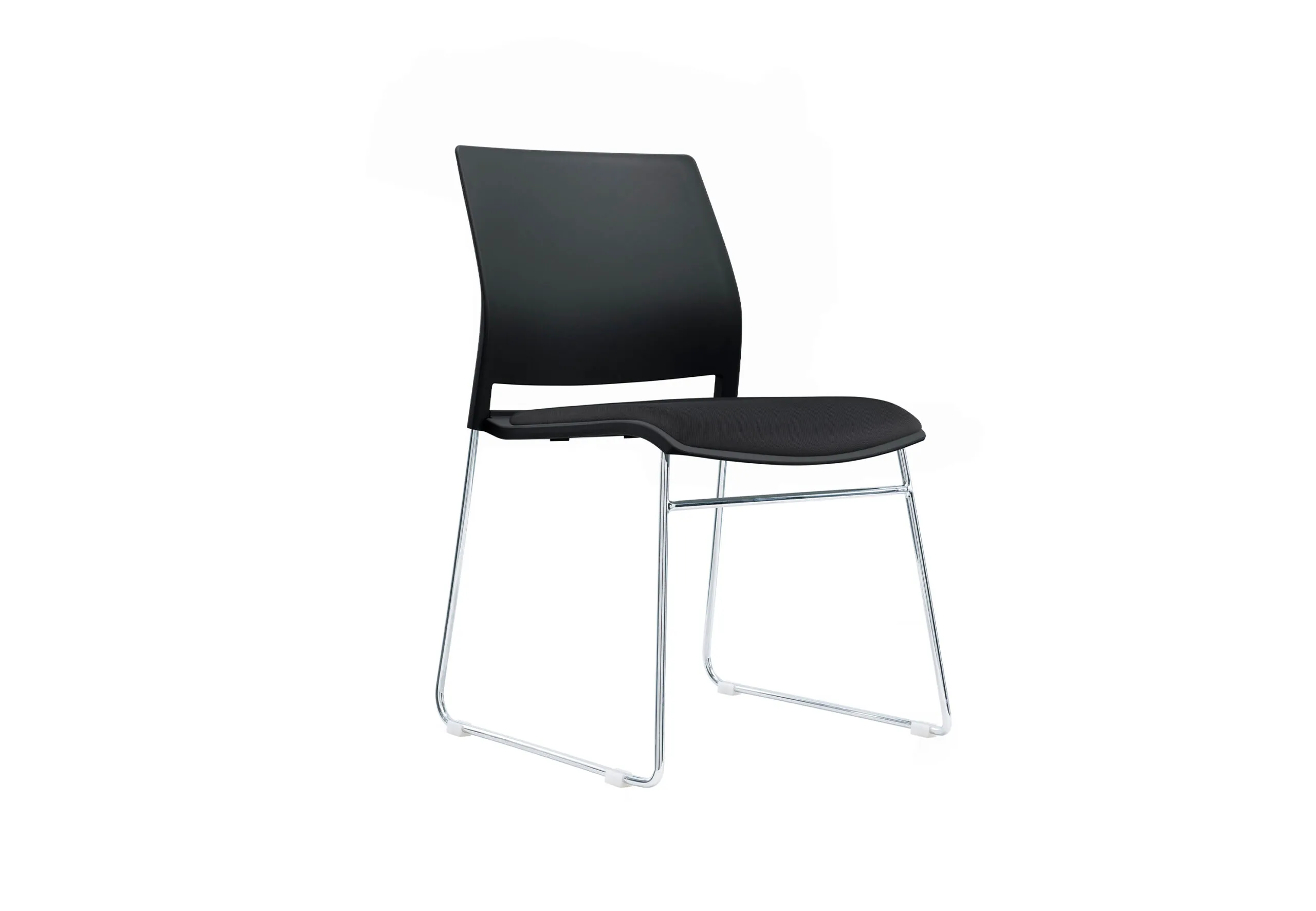 Verse Multipurpose Stacking Chair, Black, Black
