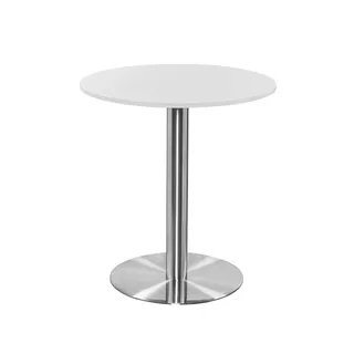 Athena Dining Table, Chrome, Circular, 1000, 1075