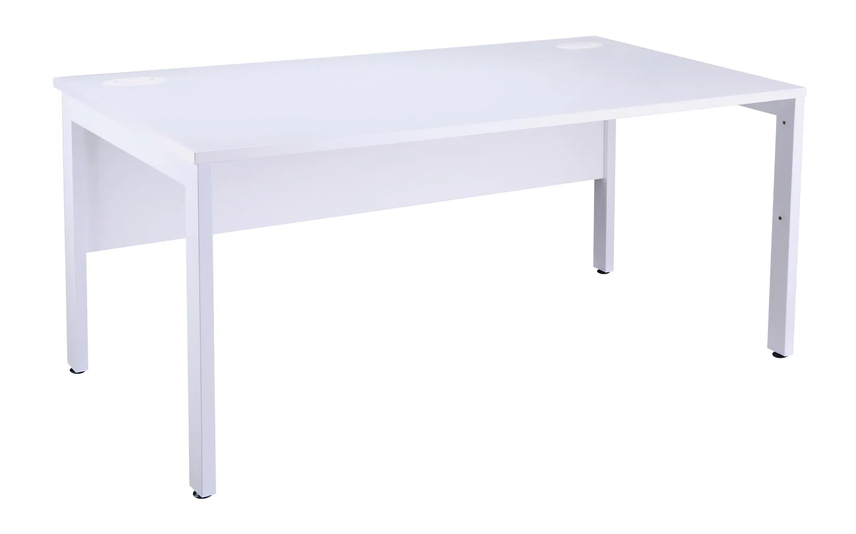 Cambio Single Bench Desk, 1400, White, White