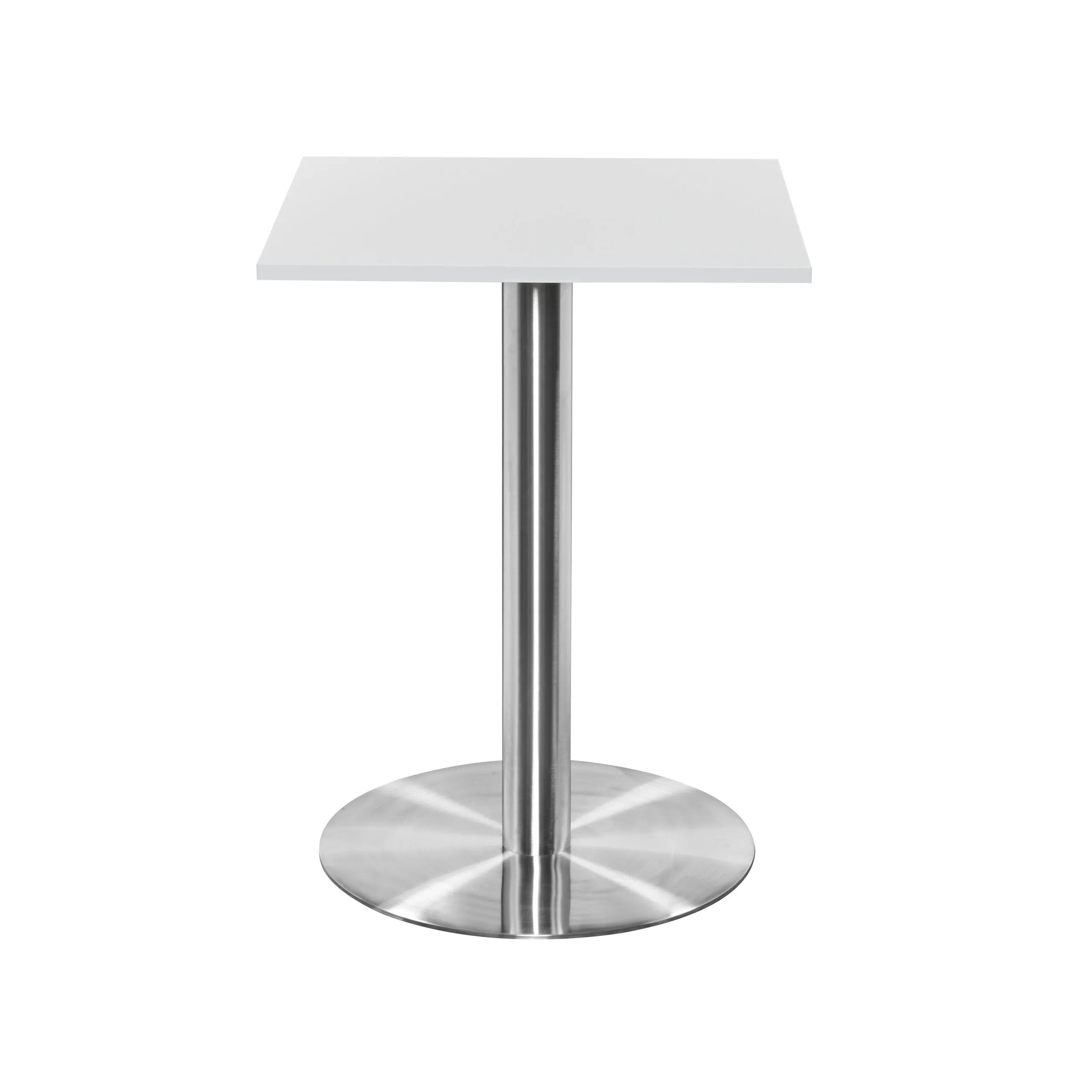 Athena Dining Table, Chrome, Square, 800, 1075