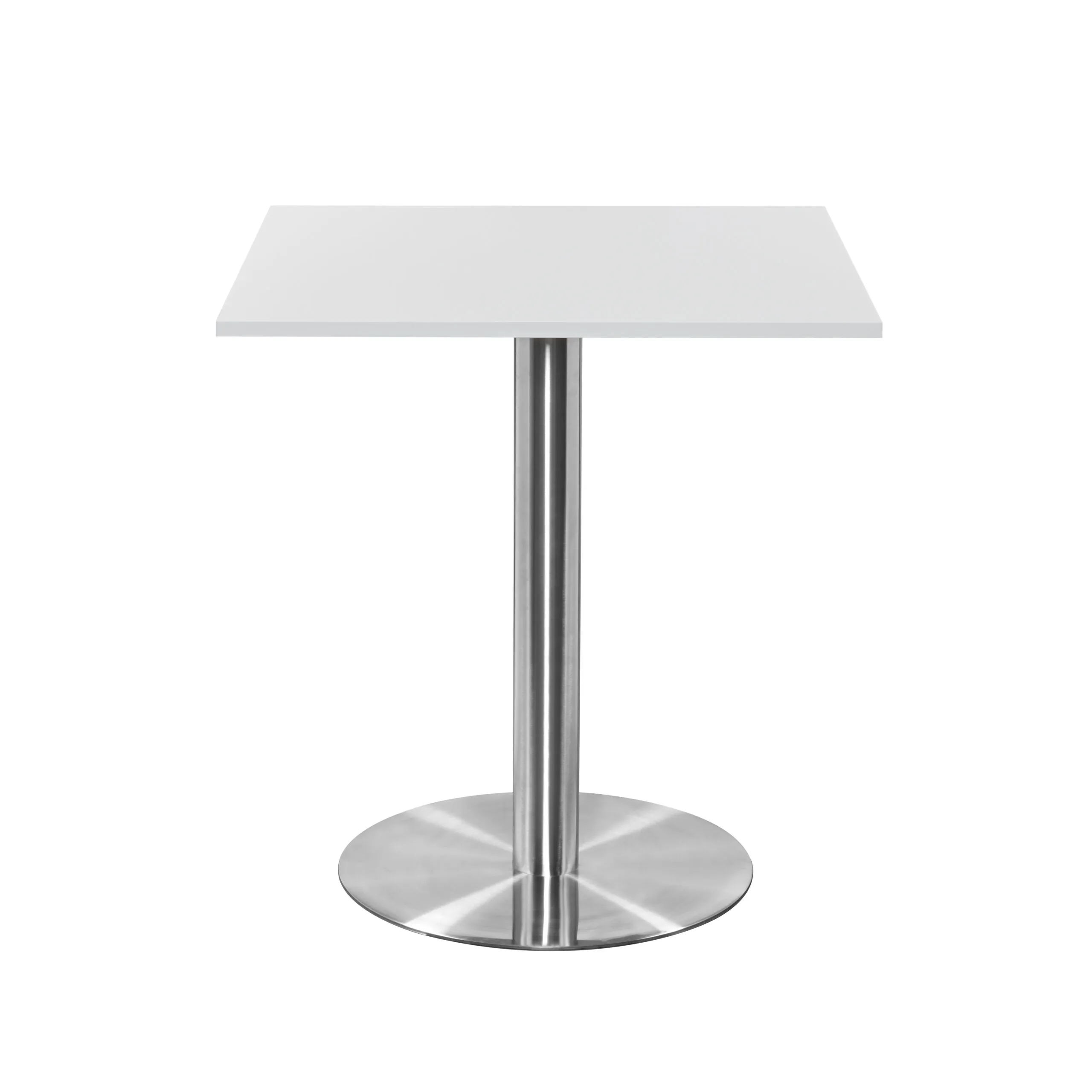 Athena Dining Table, Chrome, Square, 1000, 1075
