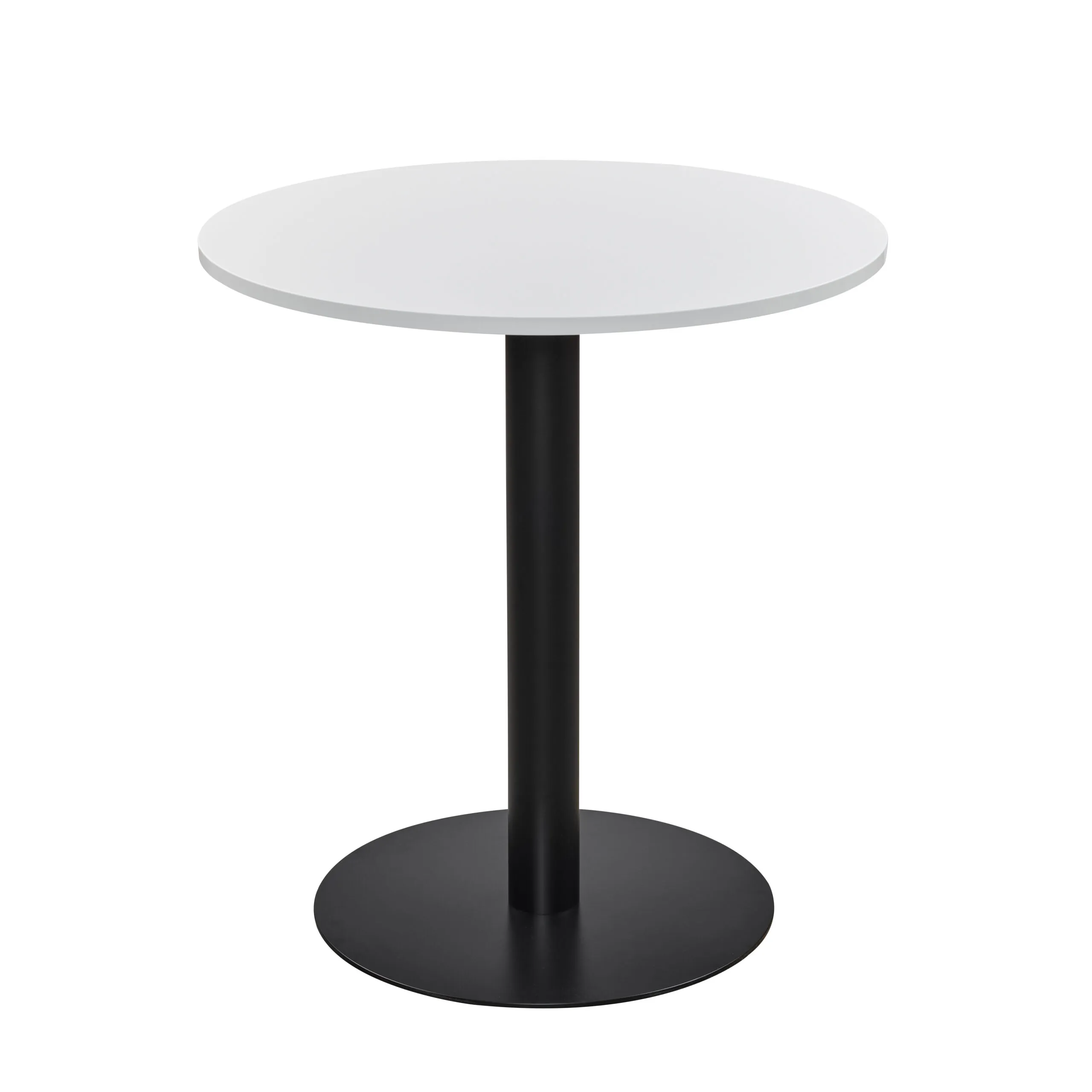 Athena Dining Table, Black, Circular, 1000, 1075