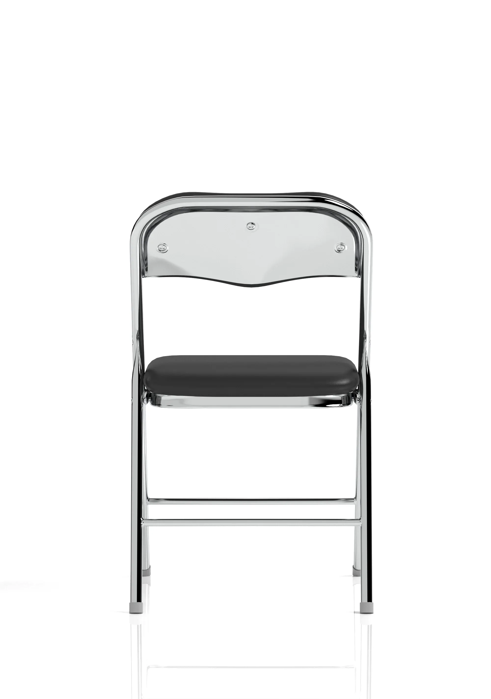 Sicily Black Polyurethane Folding Chair