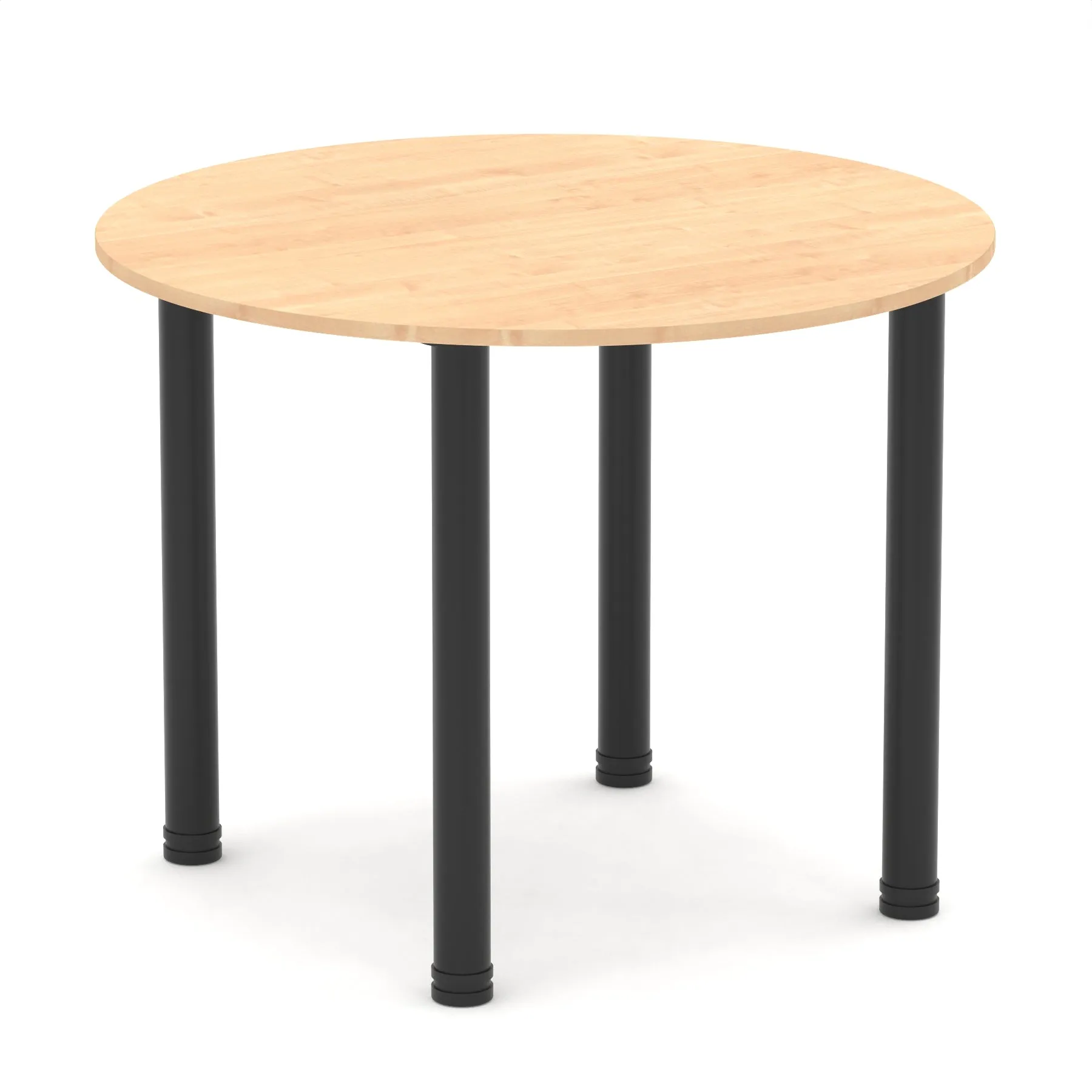 Impulse Round Table With Post Leg