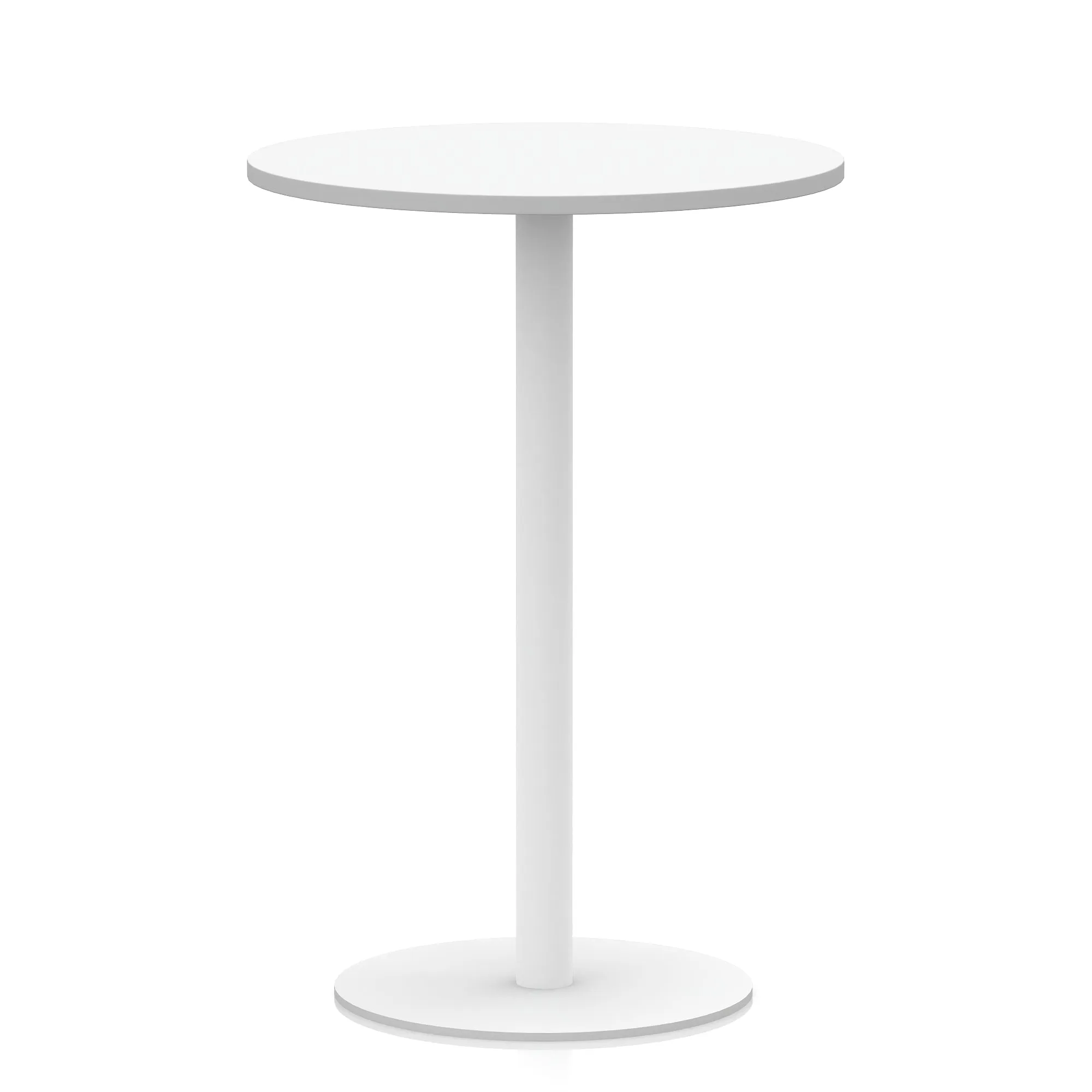 EE - Italia Round Poseur Table White Leg
