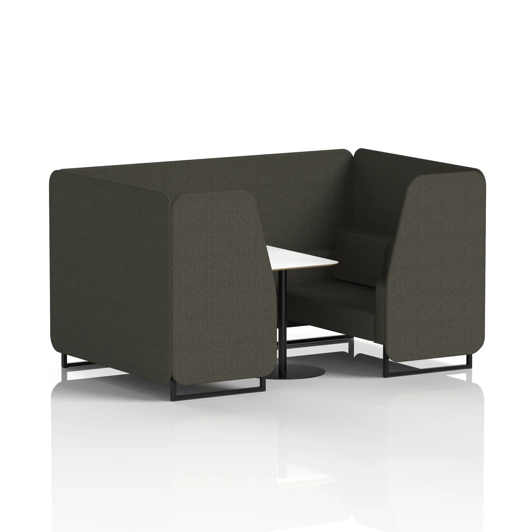 Brixworth Booth With White Table In Single Tone