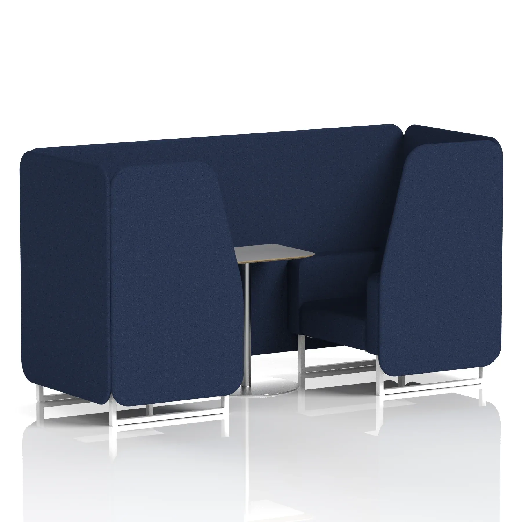 Brixworth Booth With Grey Table In Single Tone