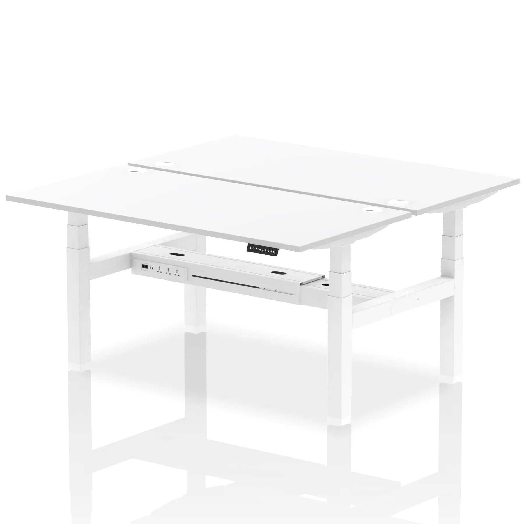 OE - Air Back-to-Back Height Adjustable Bench Desk - 2 Person