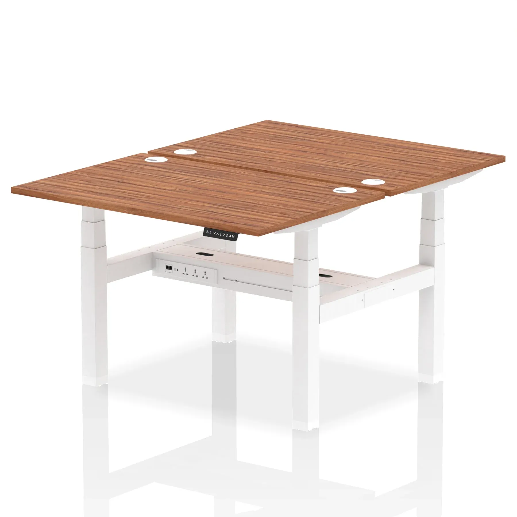 OE - Air Back-to-Back Height Adjustable Bench Desk - 2 Person