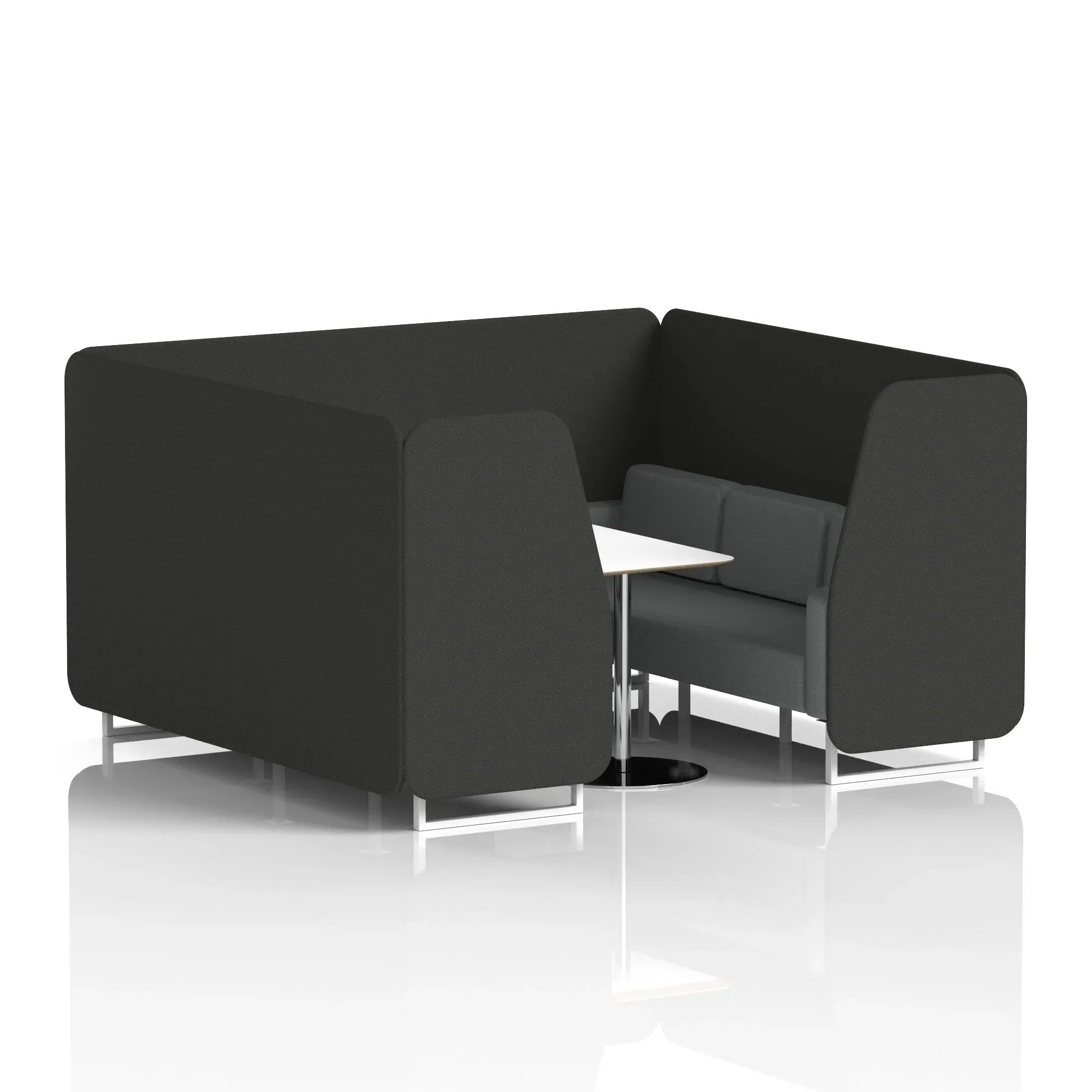 Brixworth Booth With White Table In Two Tone