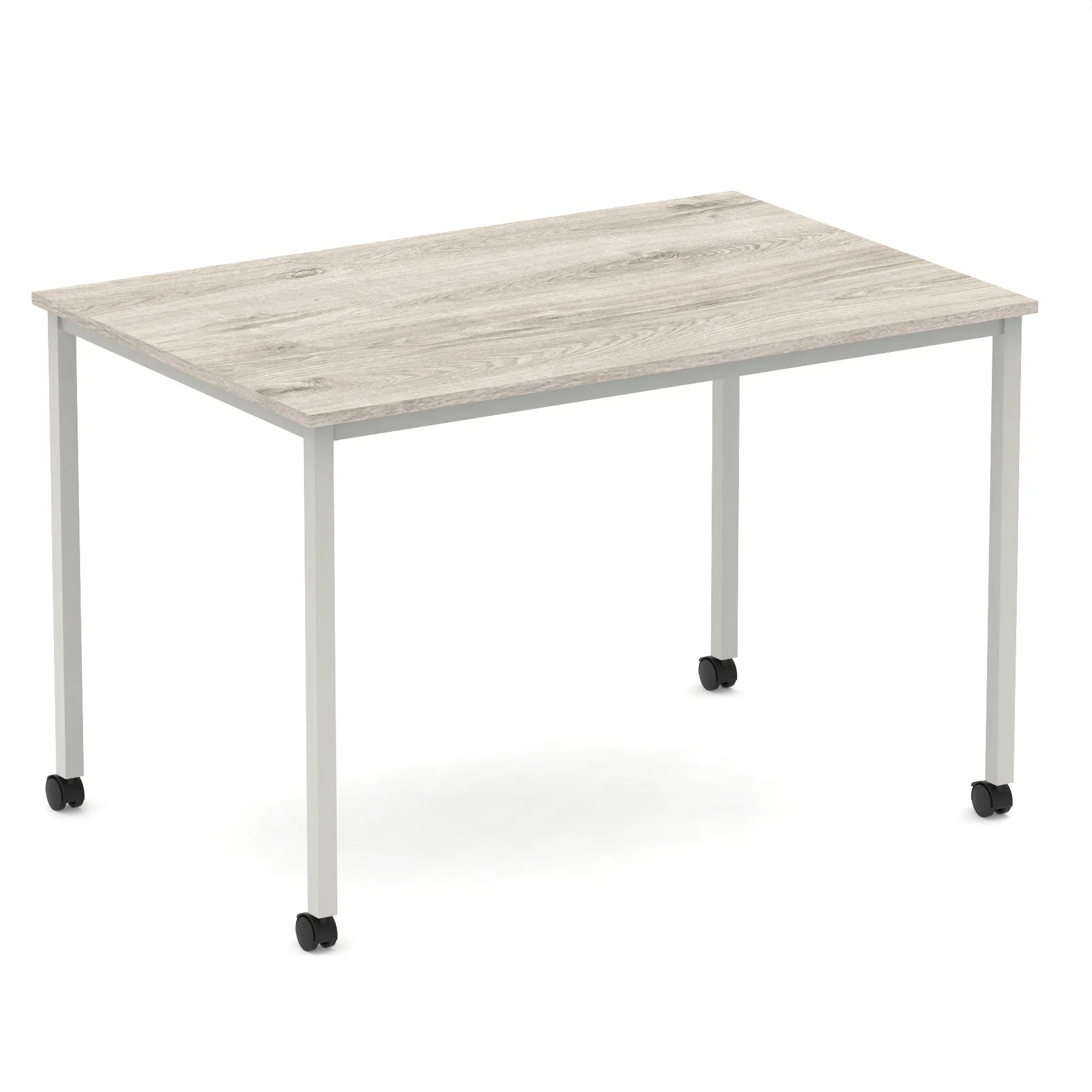 Impulse Straight Table Box Frame Leg With Castors