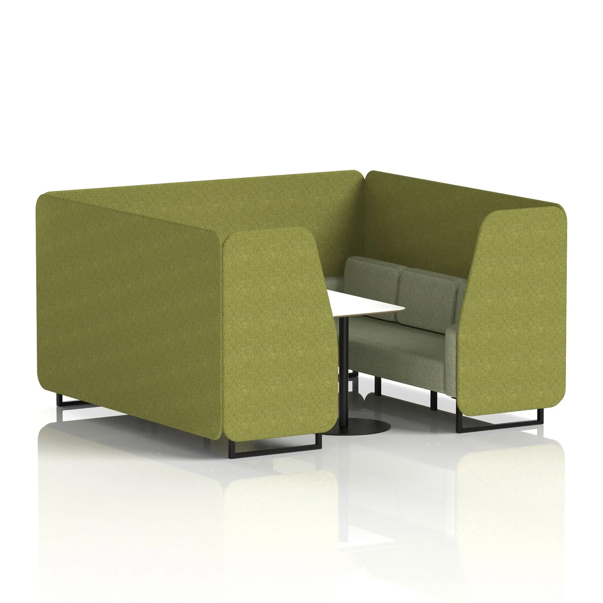 EE - Brixworth Booth With White Table In Two Tone