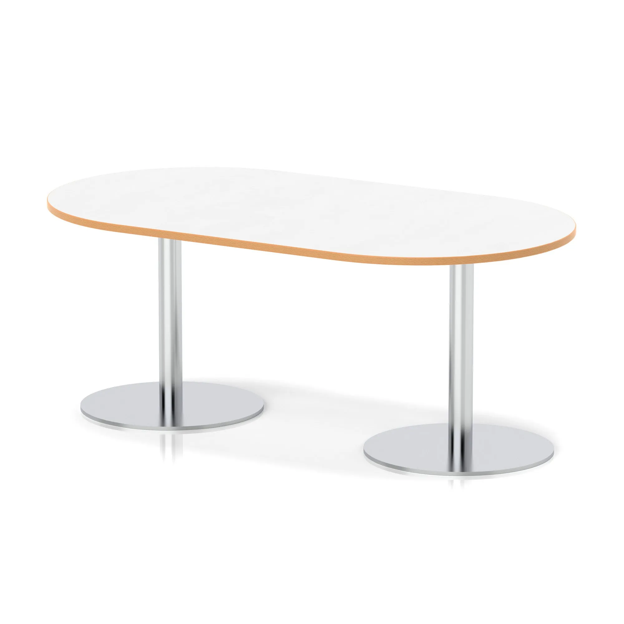 Italia Boardroom Table Silver Leg