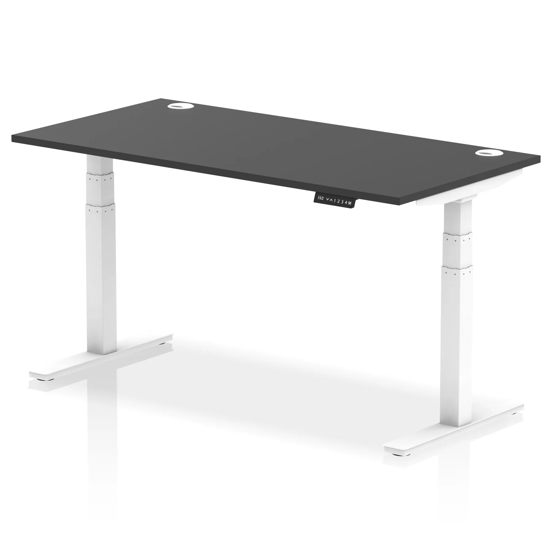 EE - Air Height Adjustable Desk With Cable Ports