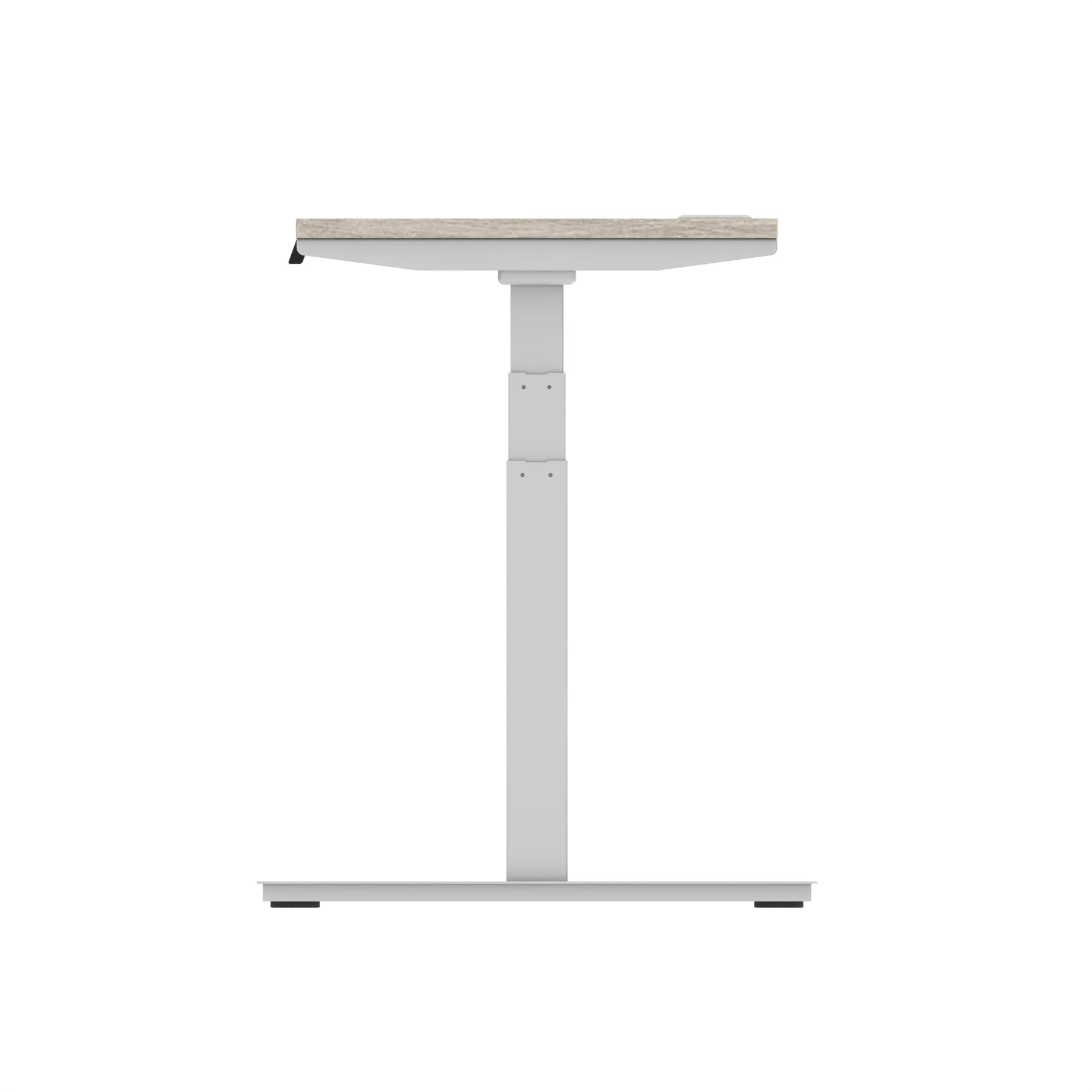 EE - Air Height Adjustable Slimline Desk With Cable Ports
