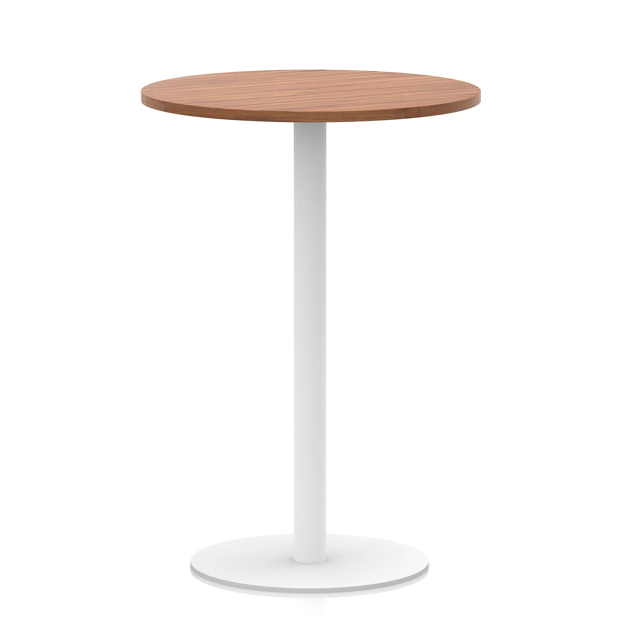 EE - Italia Round Poseur Table White Leg