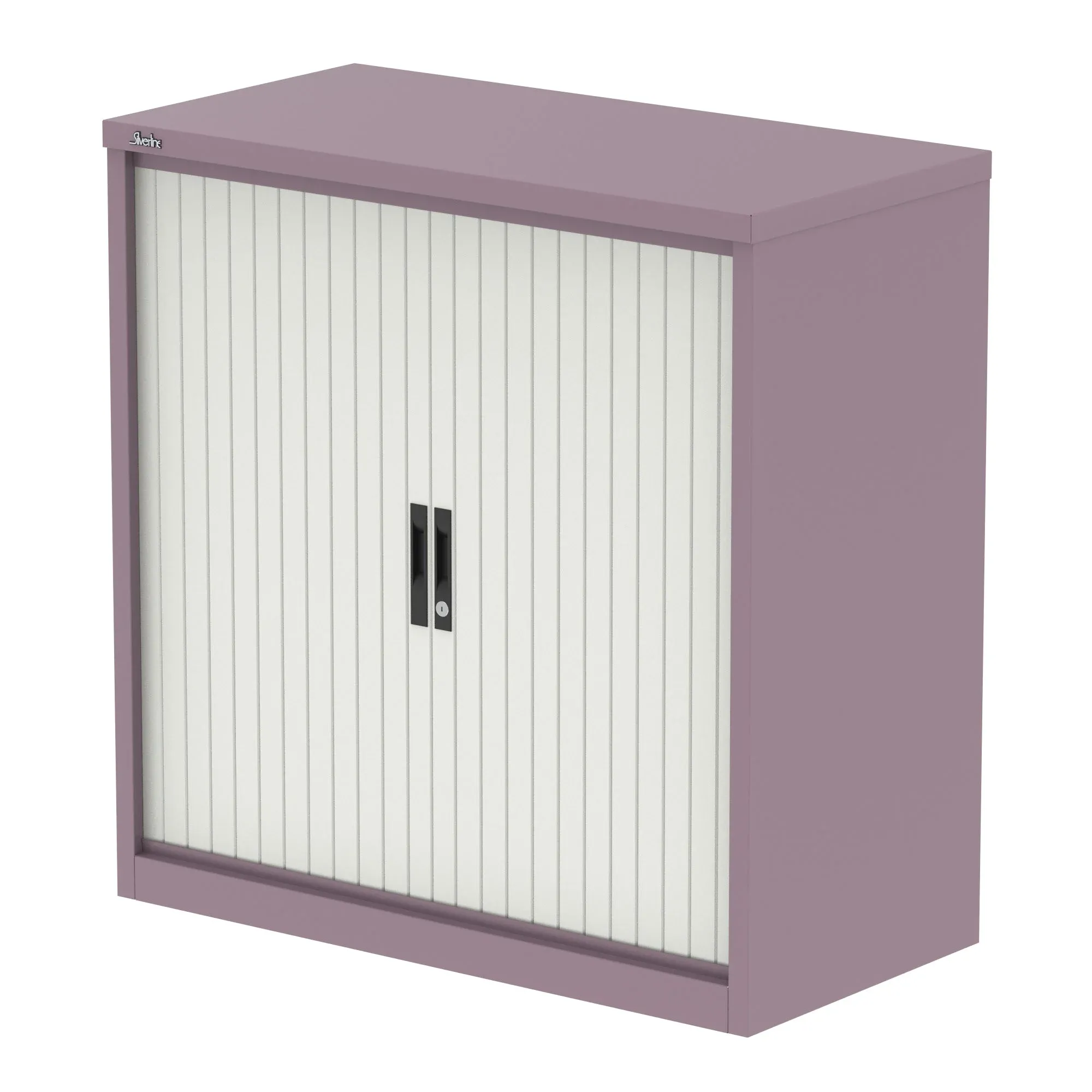 EE - Qube Side Tambour Cupboard With Shelves