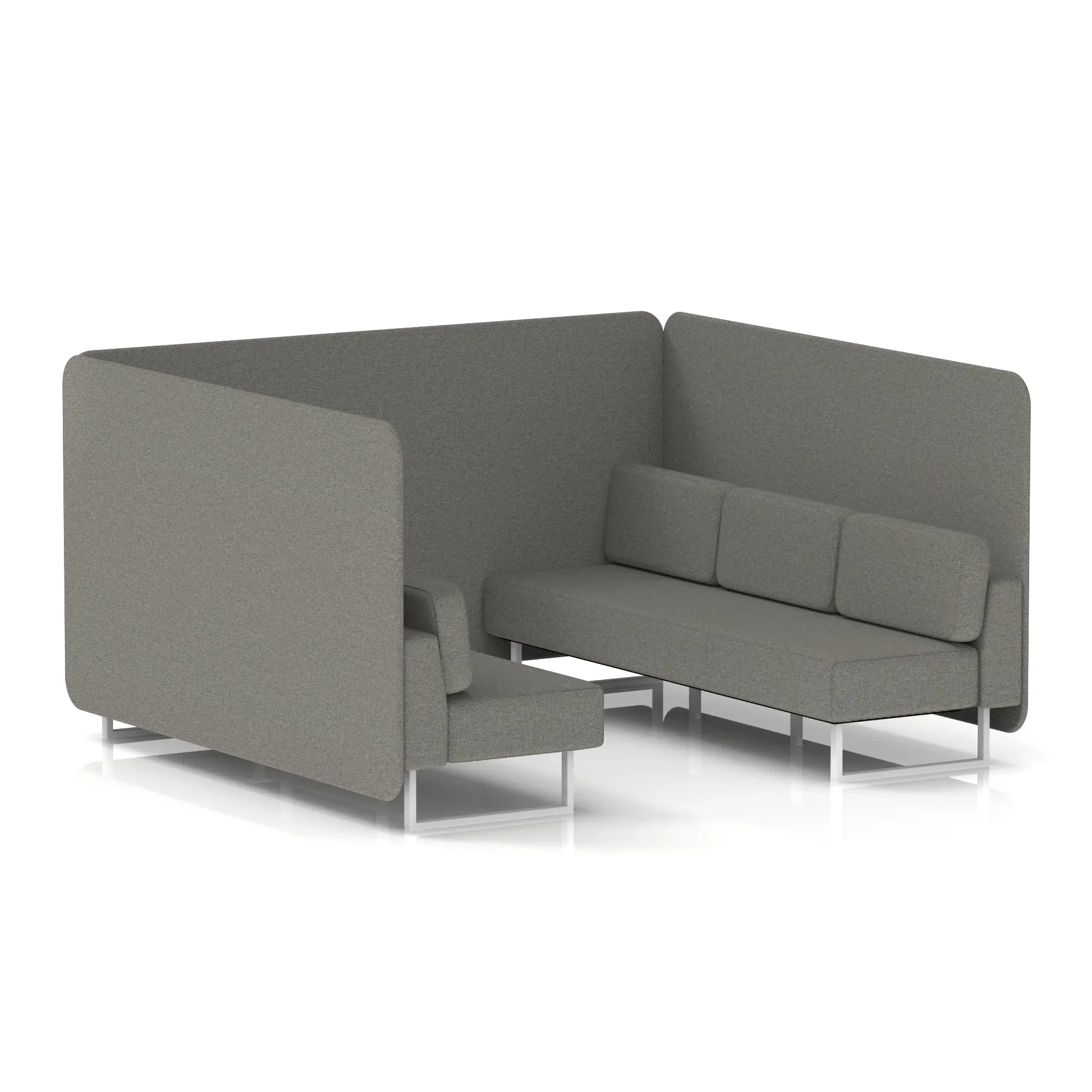 Brixworth Bench Booth in Single Tone