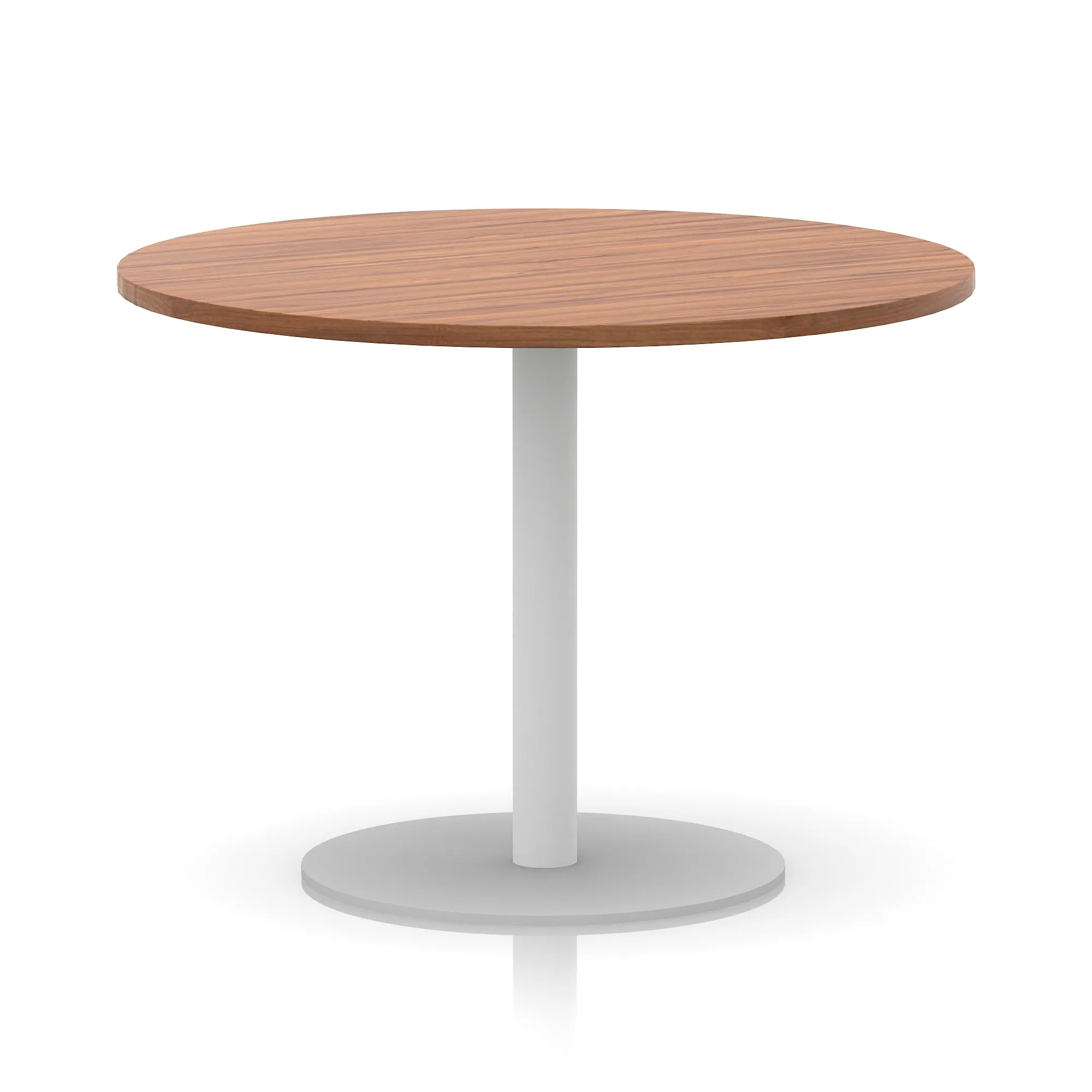 EE - Italia Round Poseur Table White Leg
