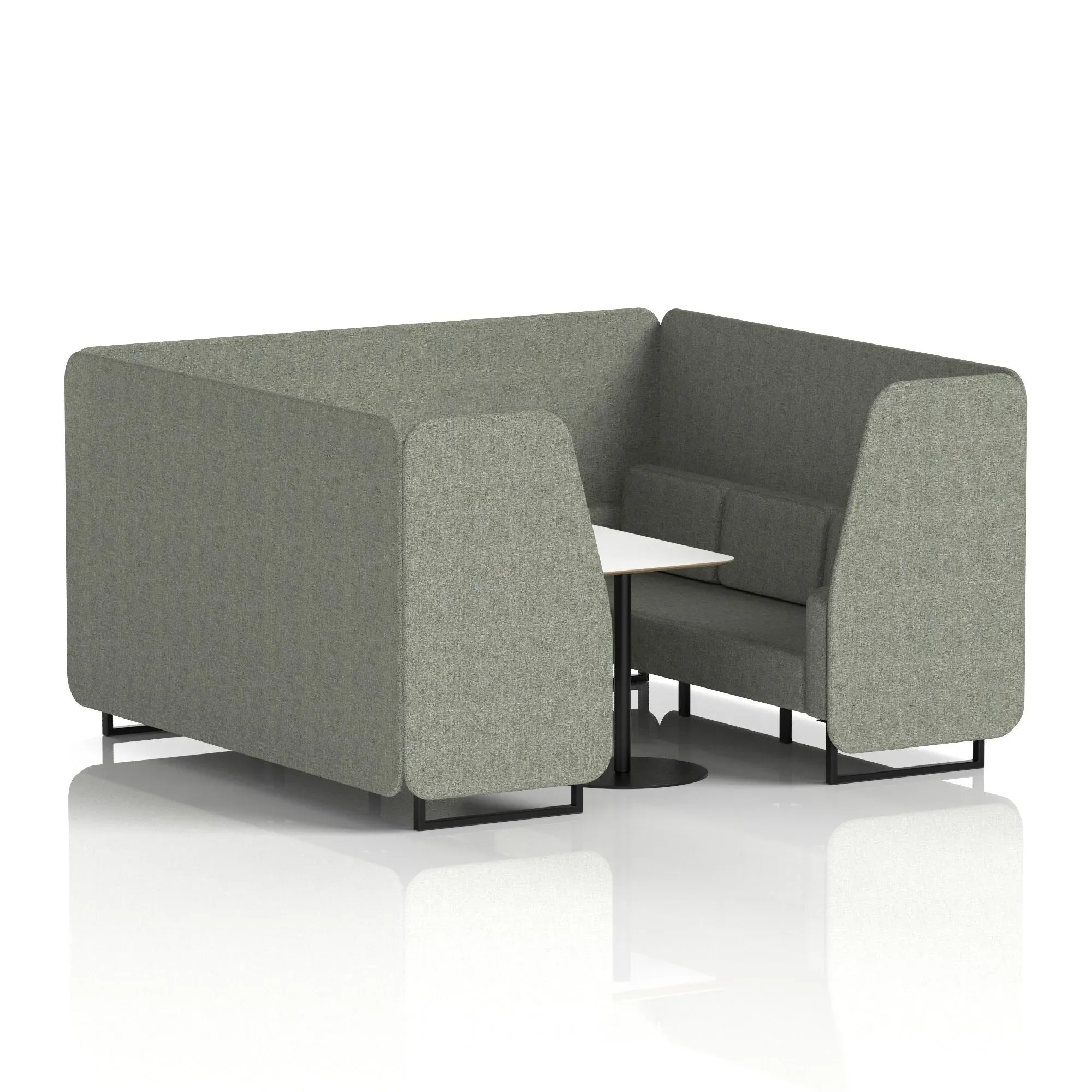 EE - Brixworth Booth With White Table In Single Tone