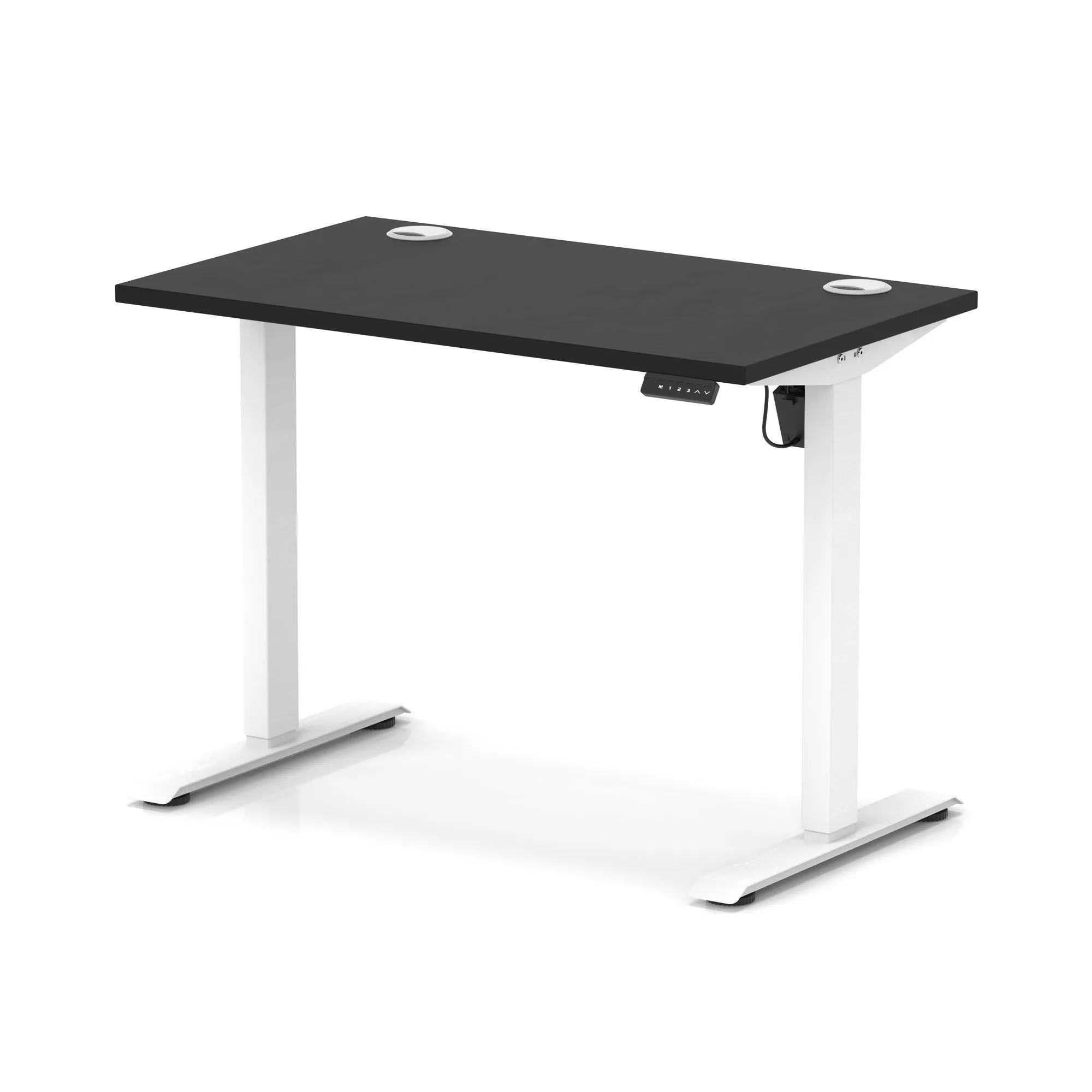 OE - Air Lite Height Adjustable Slimline Desk With Cable Ports
