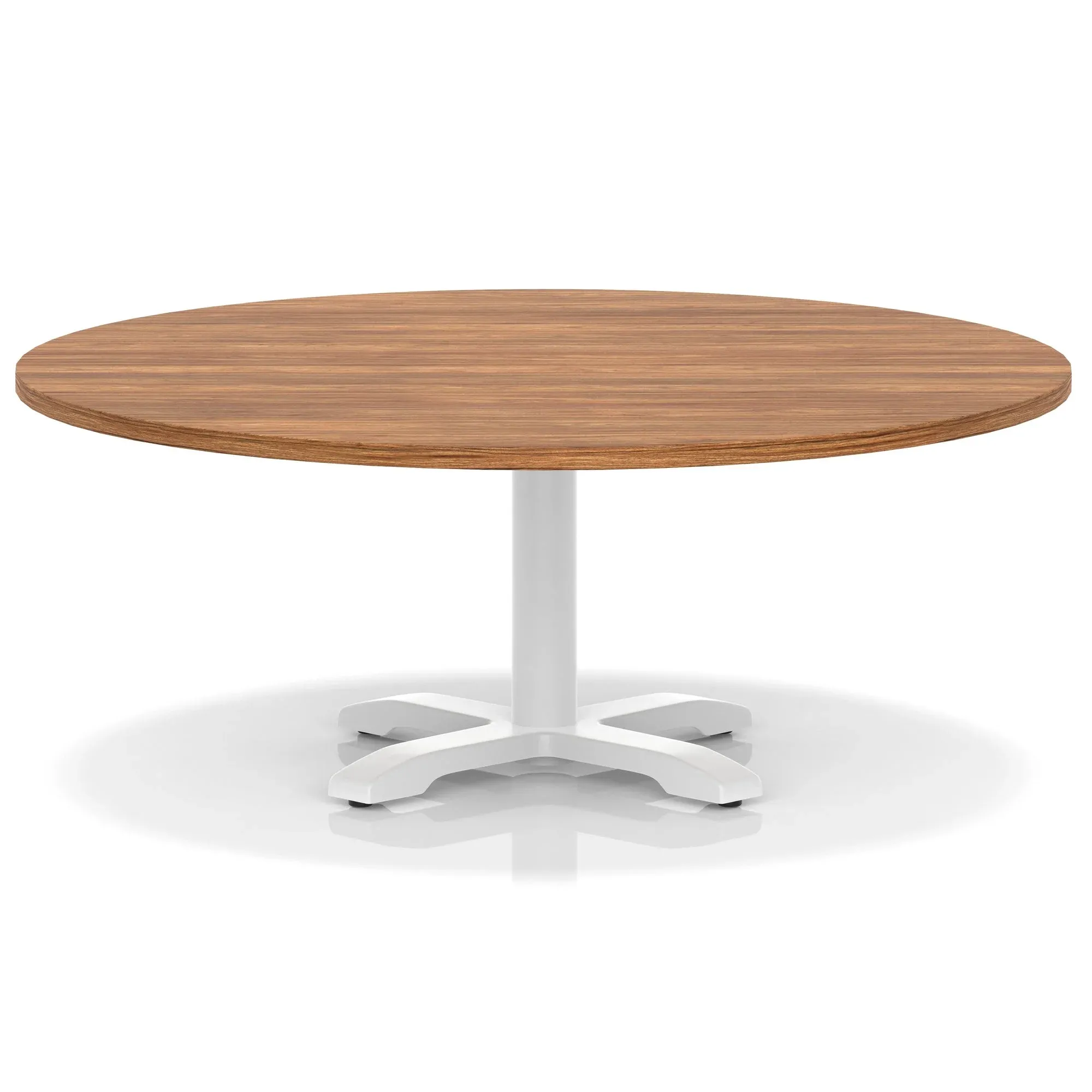 Italia Round Coffee Table With Cross Base