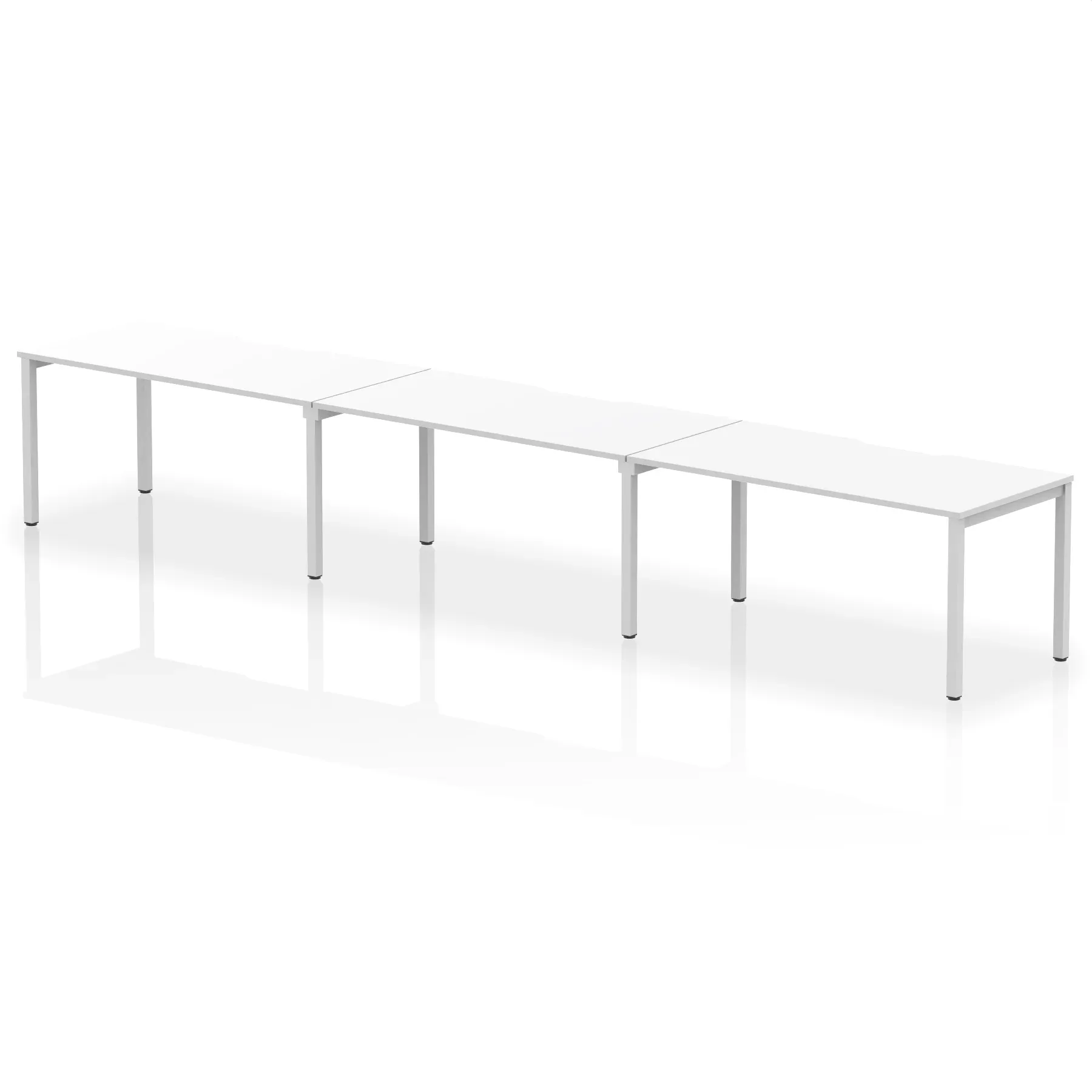 Evolve Plus Single Row Bench Desk - 3 Person